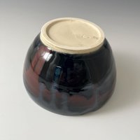 Handmade Ceramic Ramen Bowl - Northern Lights Glaze