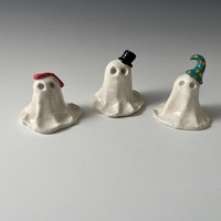 Assorted Ceramic Ghosts - Hand sculpted