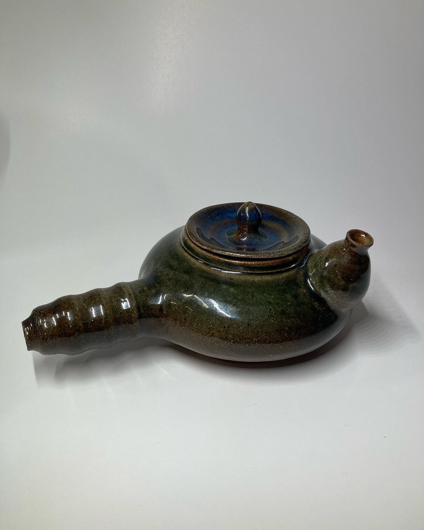 Handmade ceramic teapot