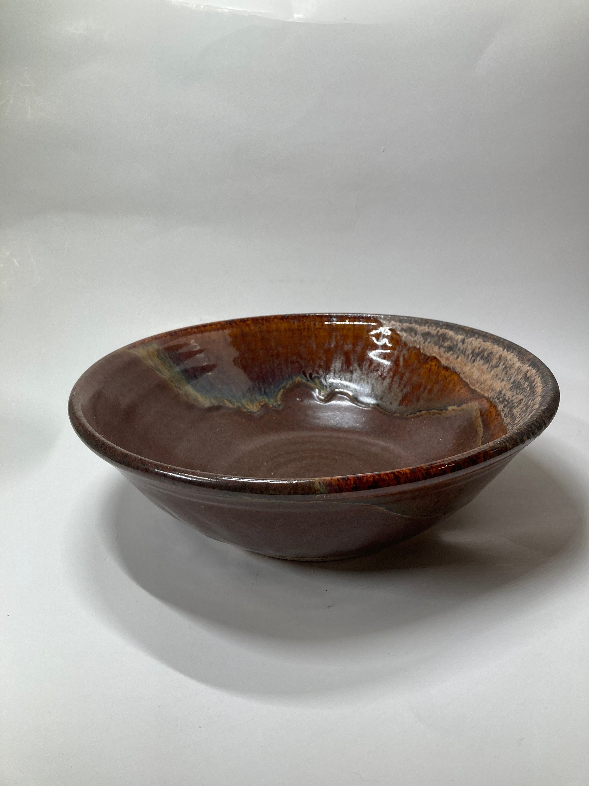 Large Handmade Red Serving Bowl