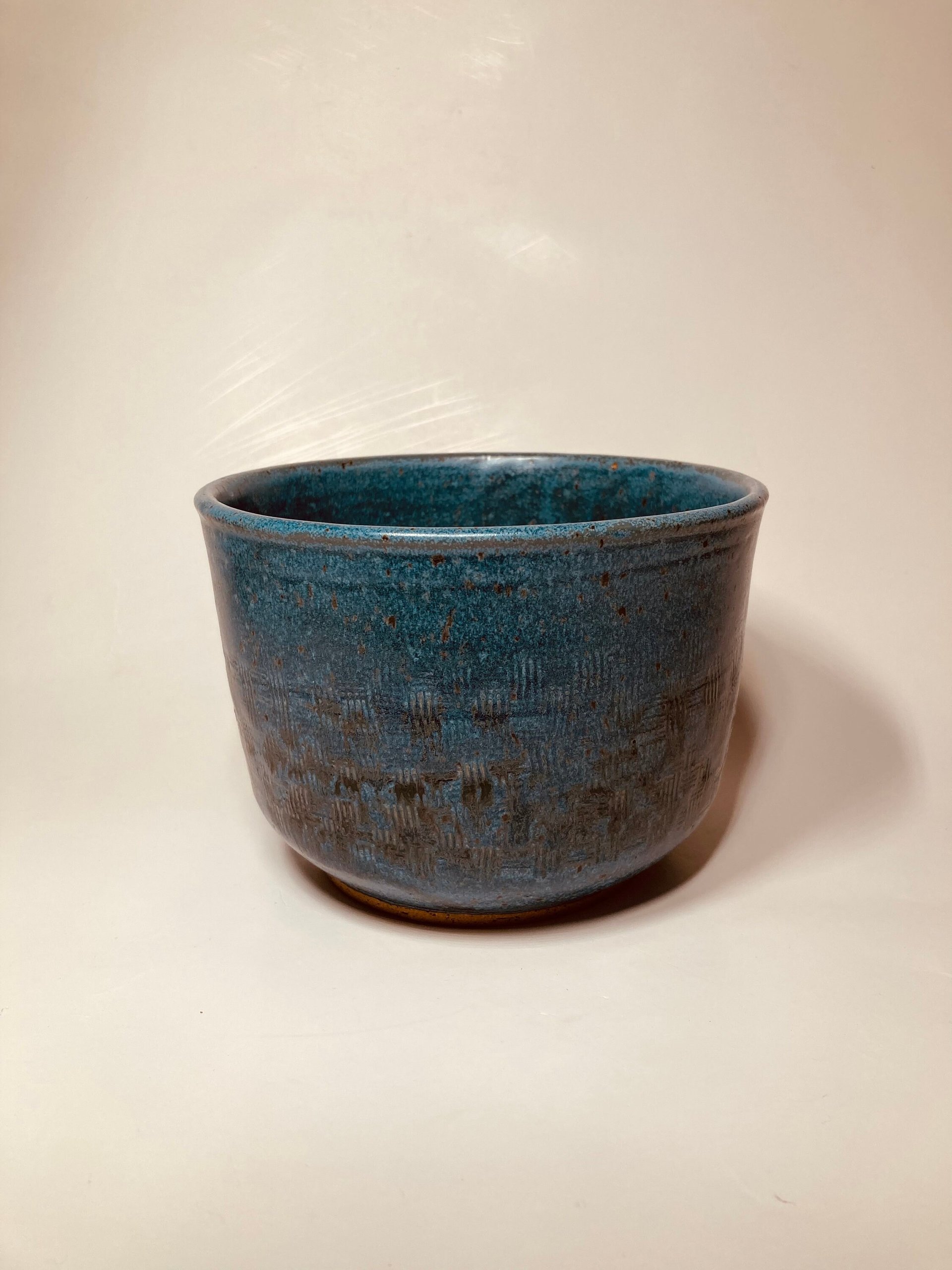 Hand-made Ceramic Blue Bowl