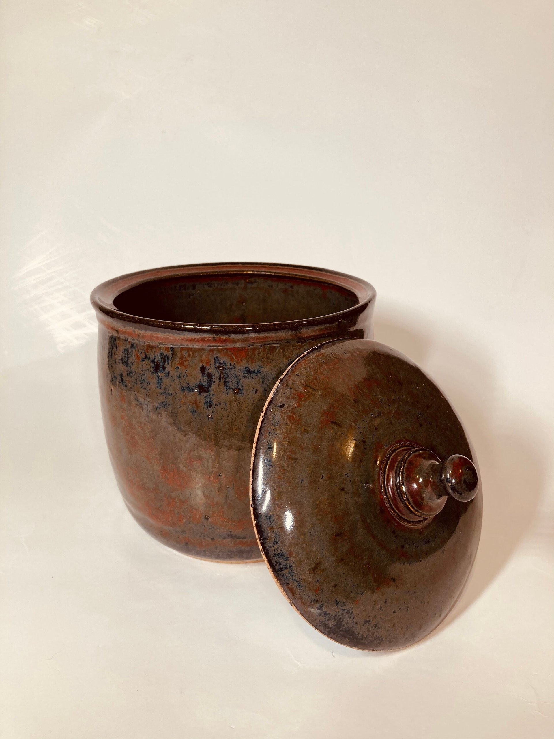 Hand-made Ceramic Lidded Jar