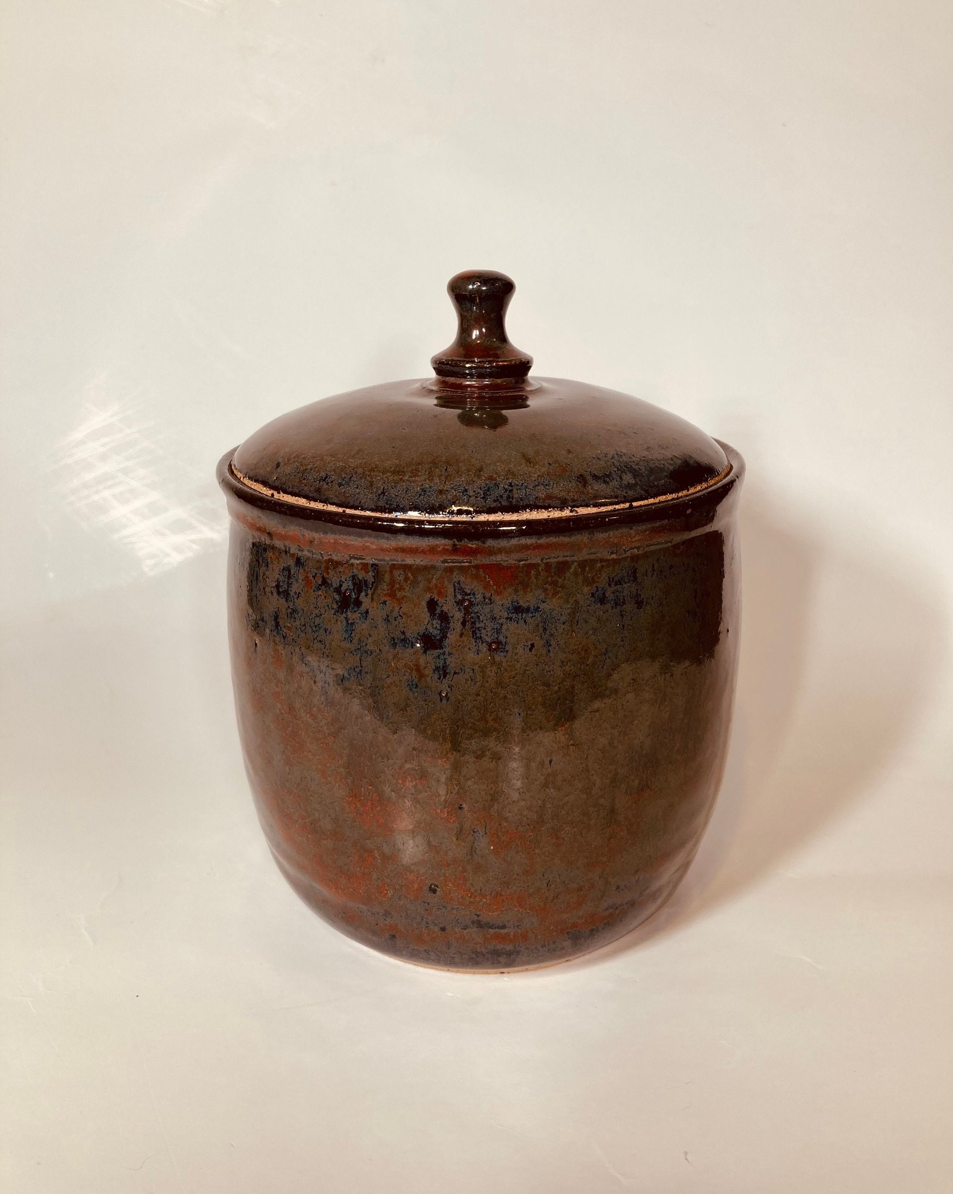 Hand-made Ceramic Lidded Jar