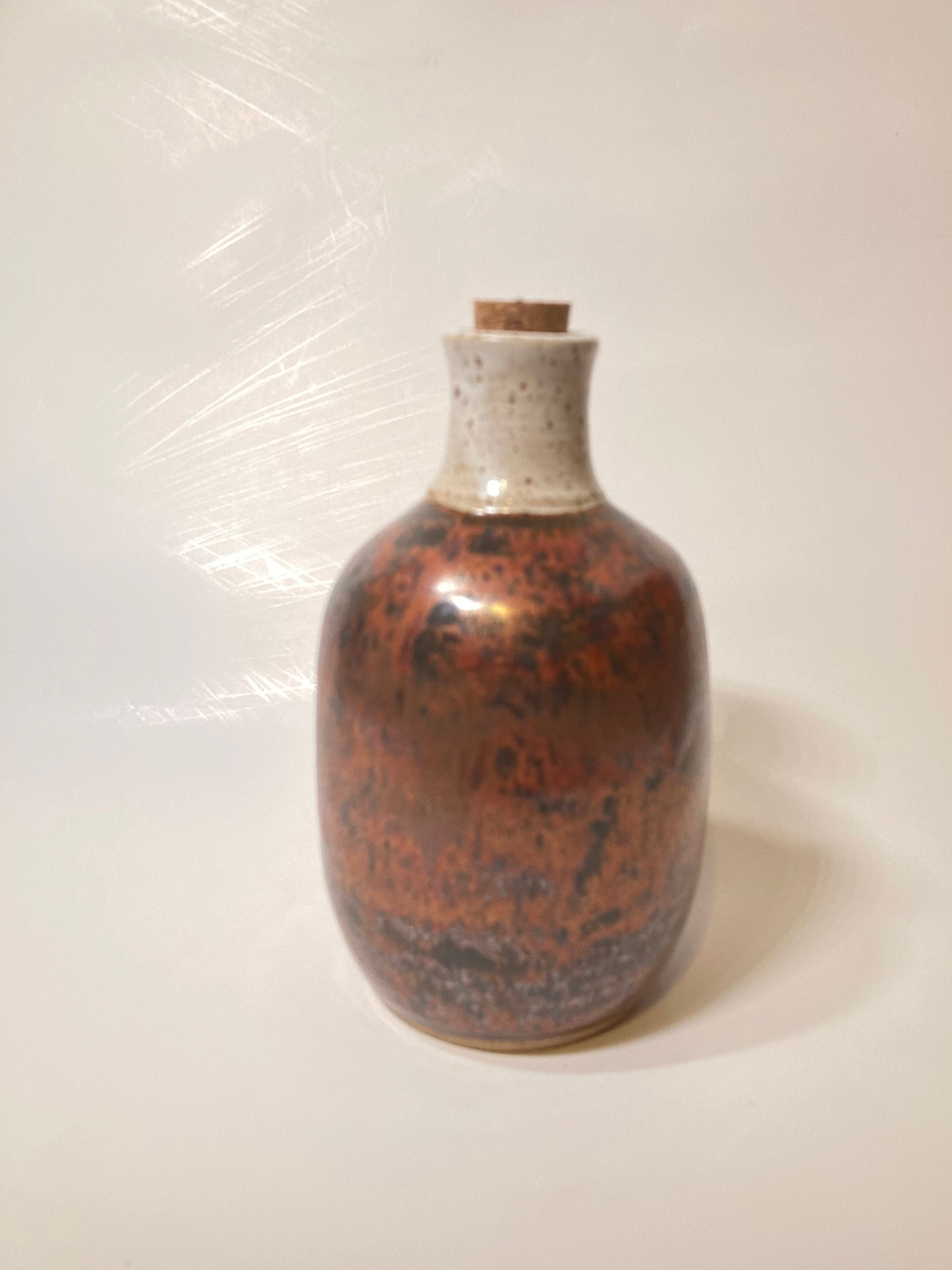 Hand-made Ceramic Copper Bottle