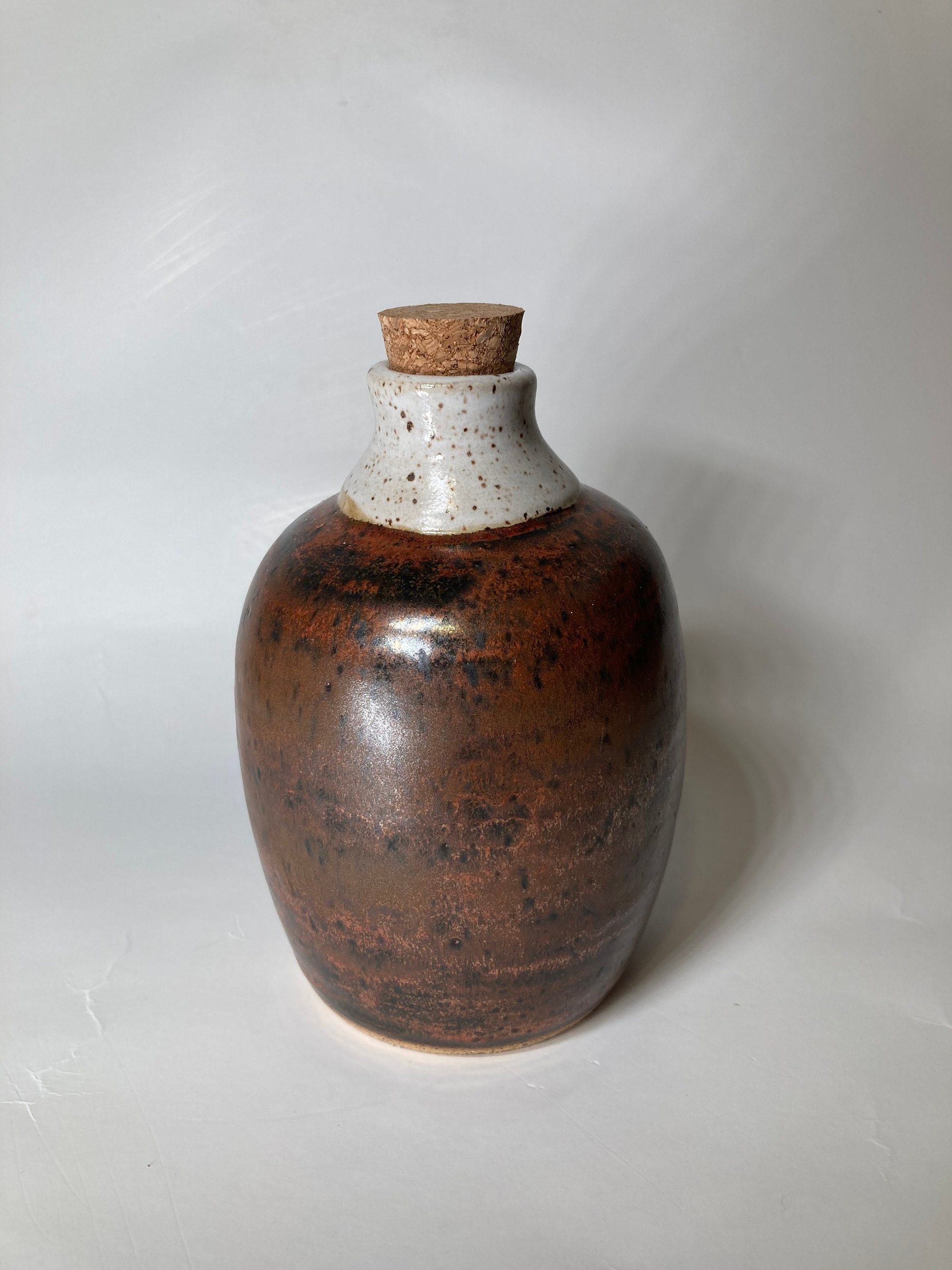 Hand-made Ceramic Copper Bottle