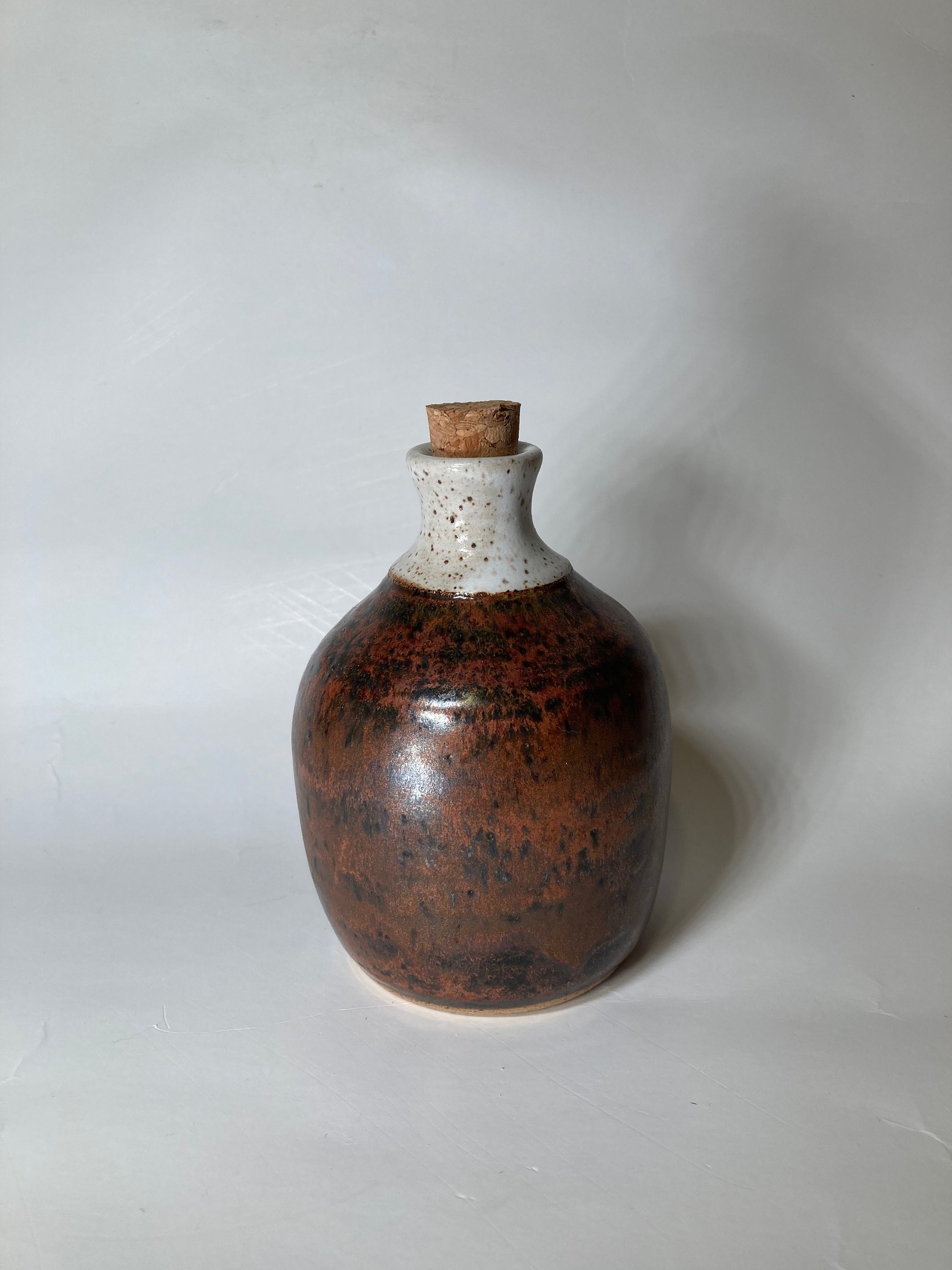 Hand-made Ceramic Copper Bottle