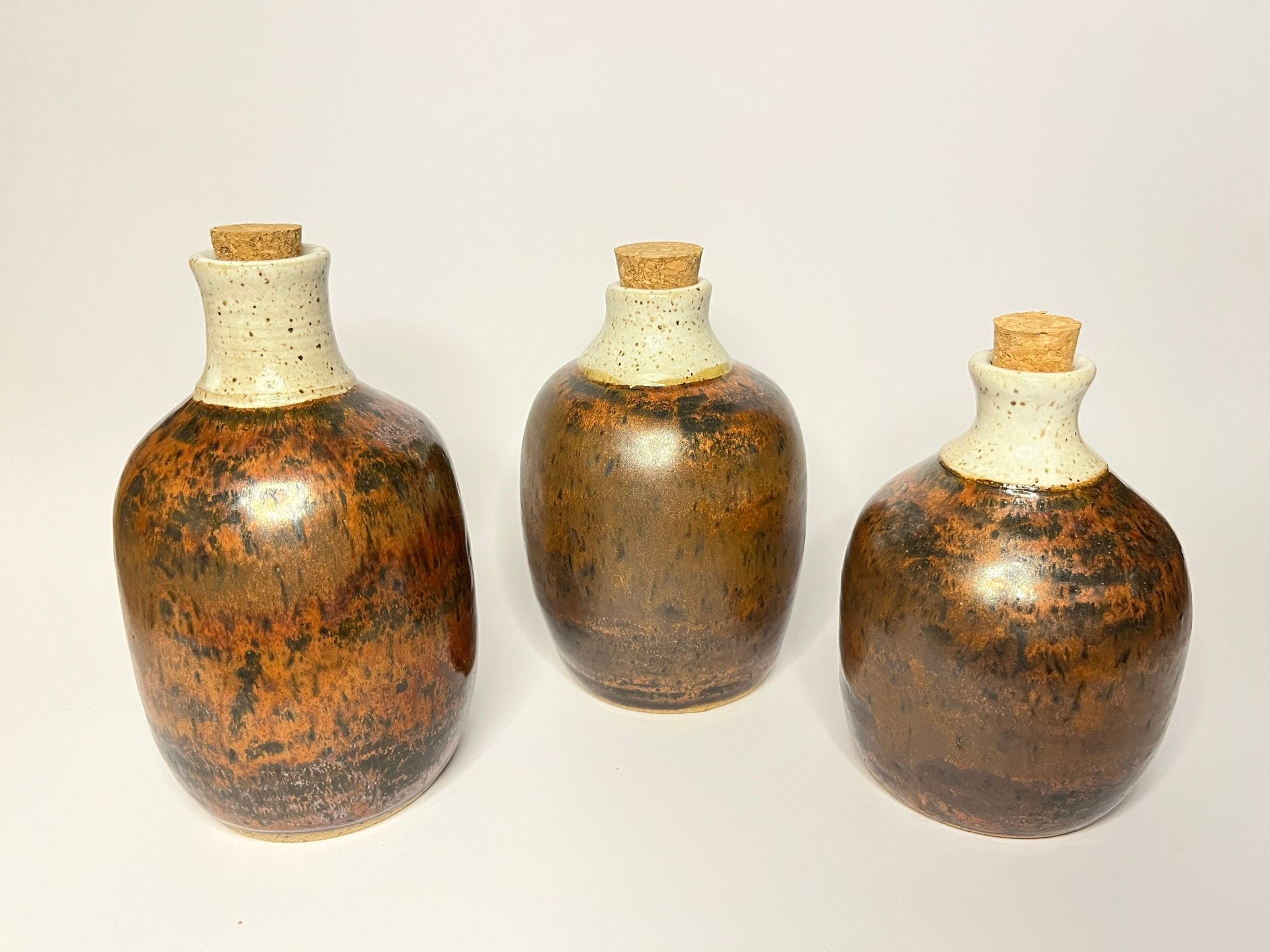 Hand-made Ceramic Copper Bottle