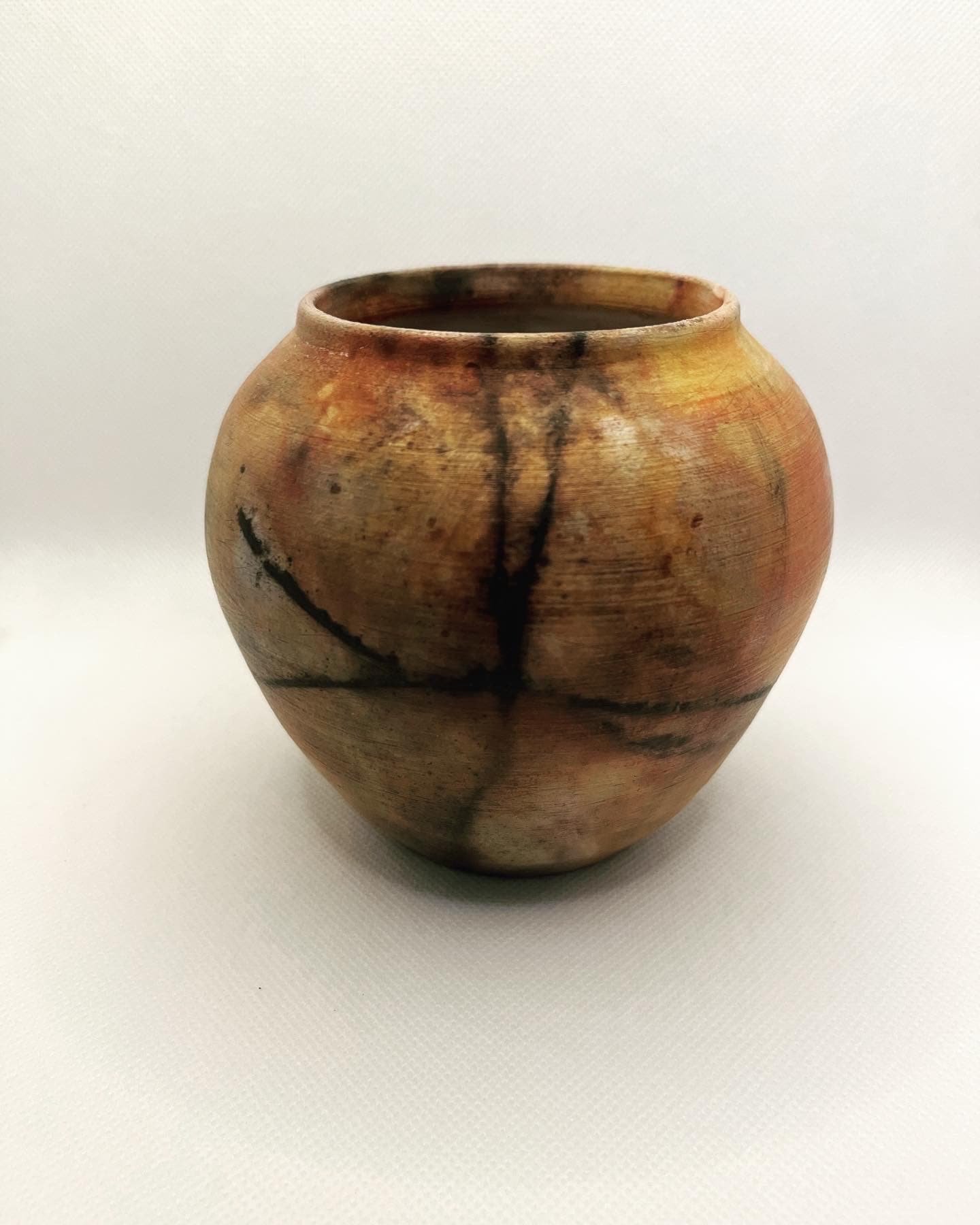 Petite Pit Fired Ceramic Vase