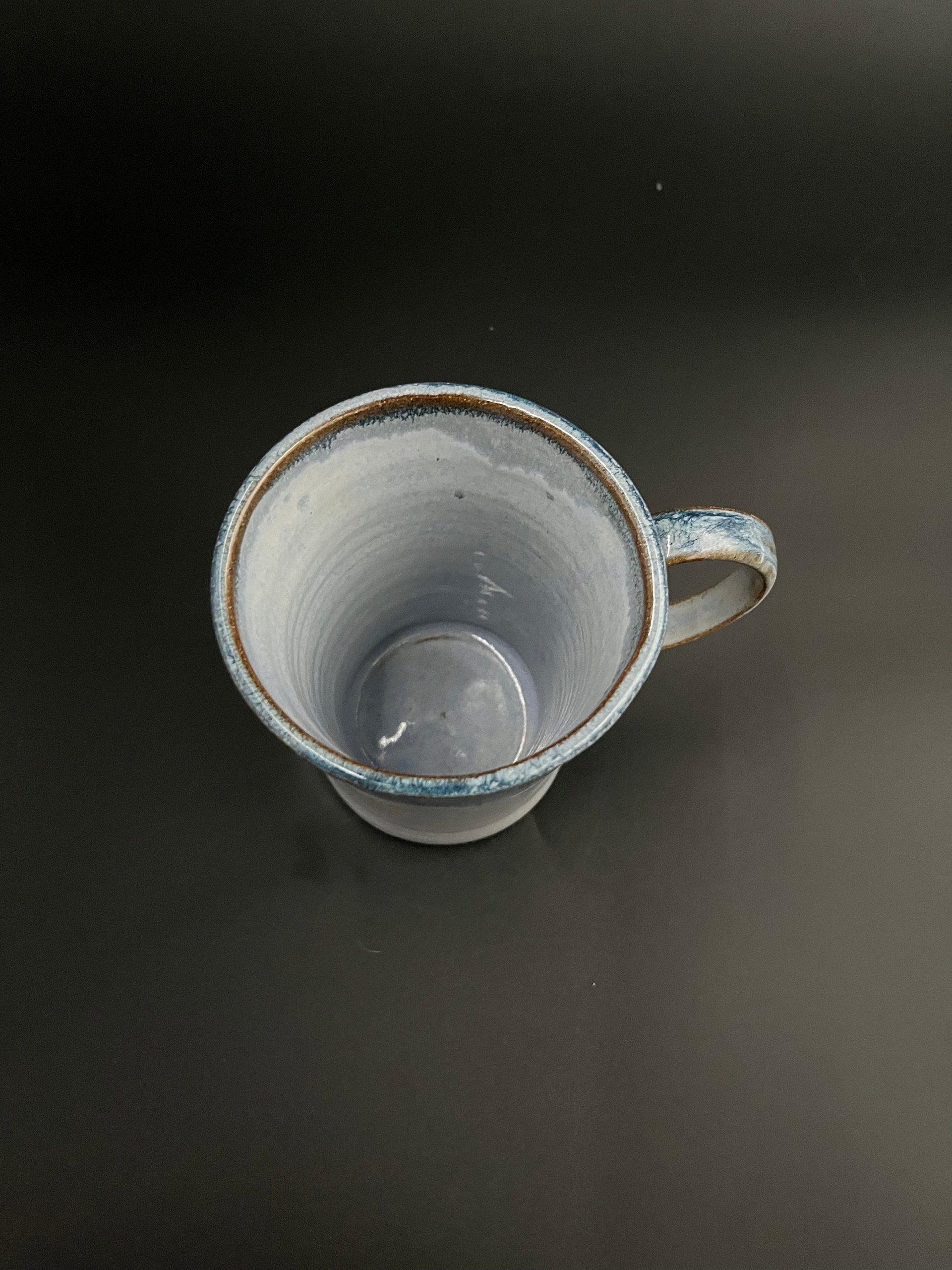Handmade Blue Ceramic Tankard Mug