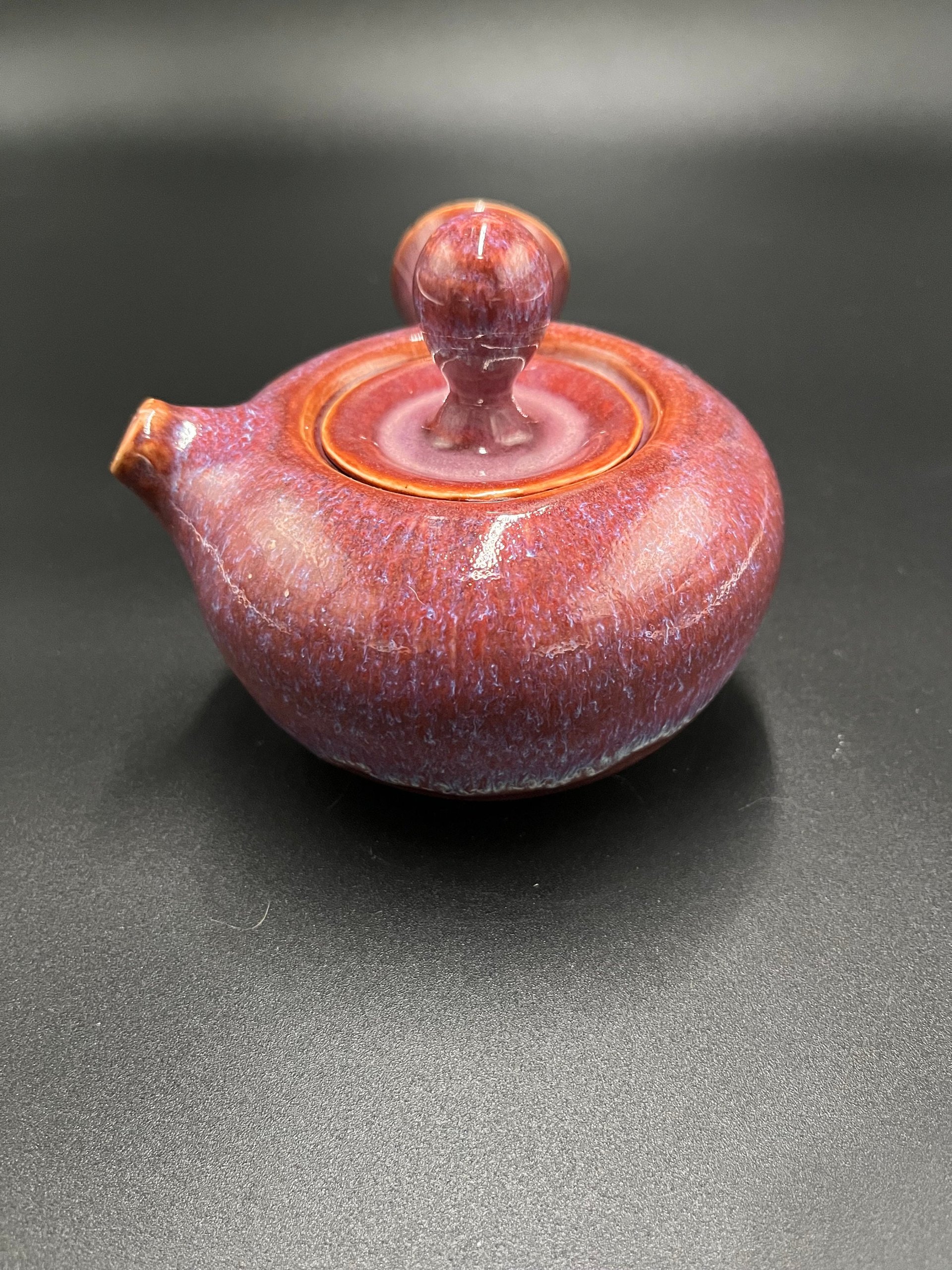 Handmade Pink Ceramic Tea Pot