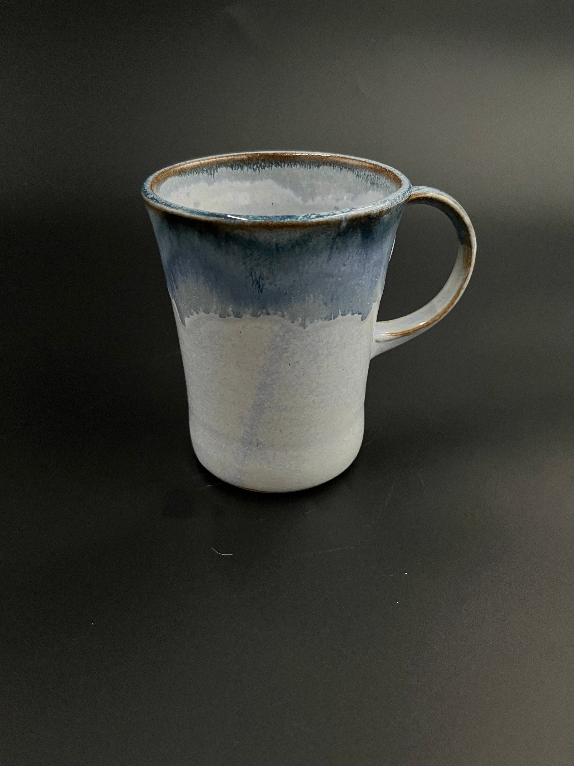 Handmade Blue Ceramic Tankard Mug