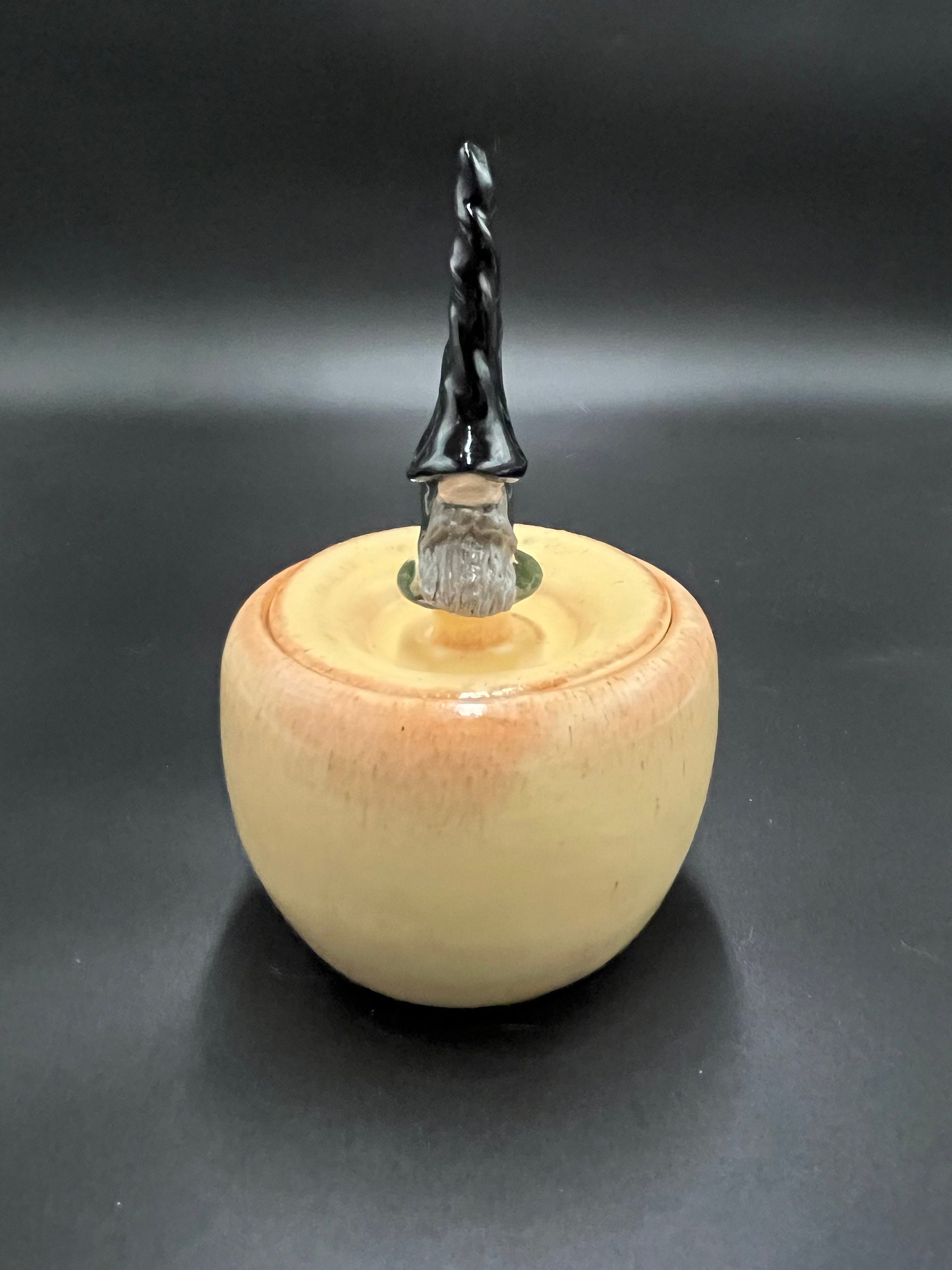 Handmade Ceramic Gnome Lidded Jar