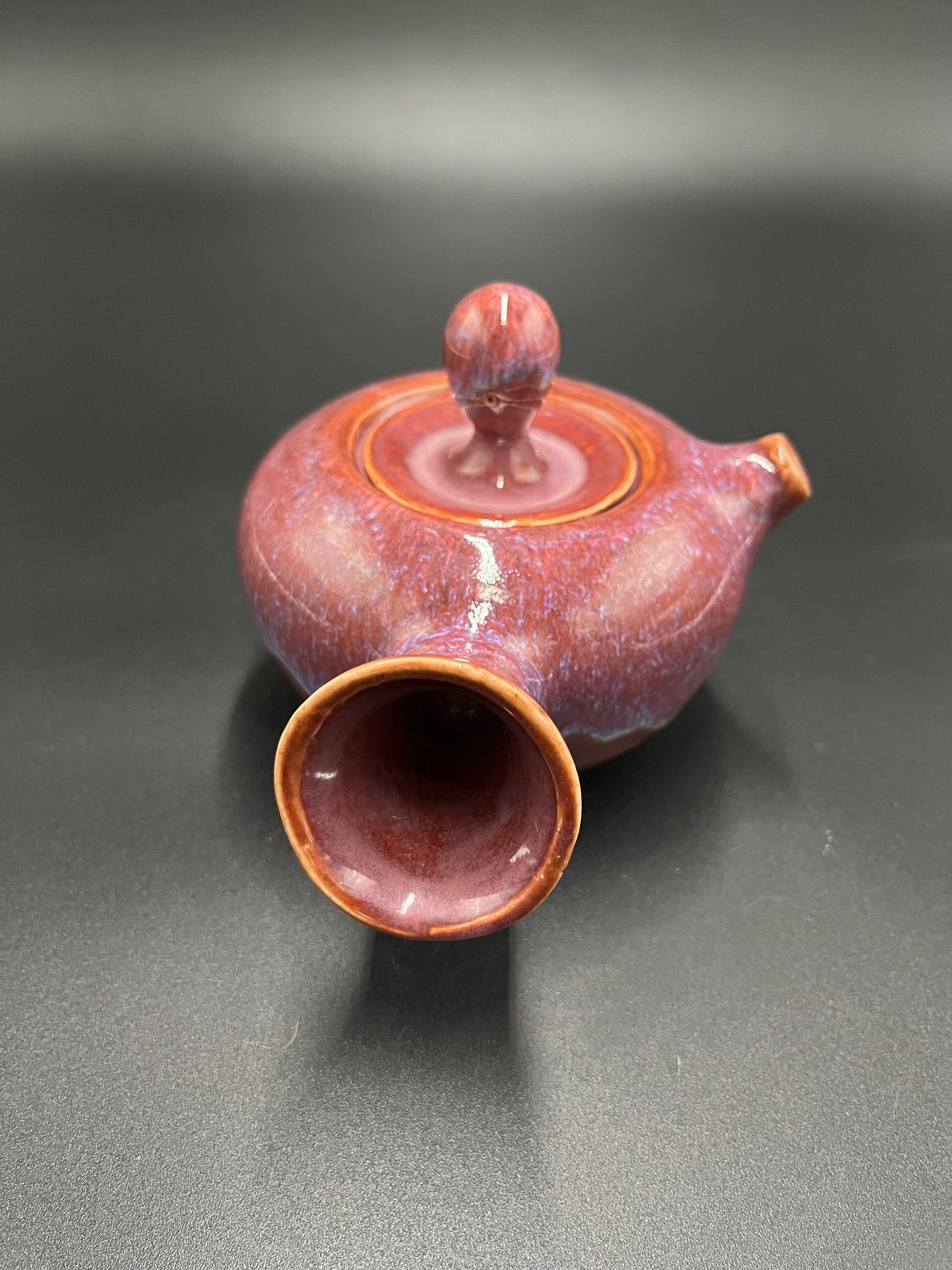 Handmade Pink Ceramic Tea Pot