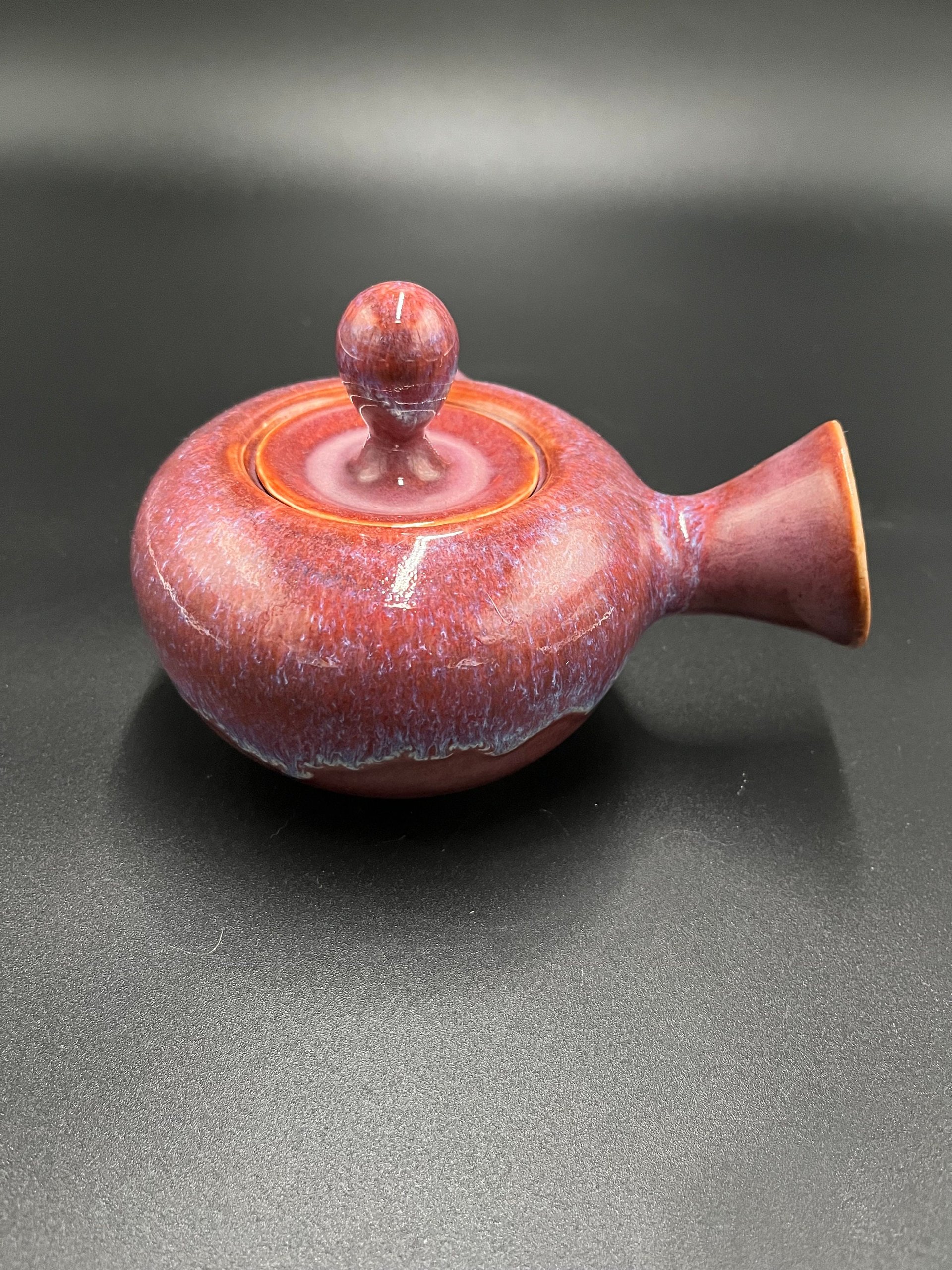 Handmade Pink Ceramic Tea Pot