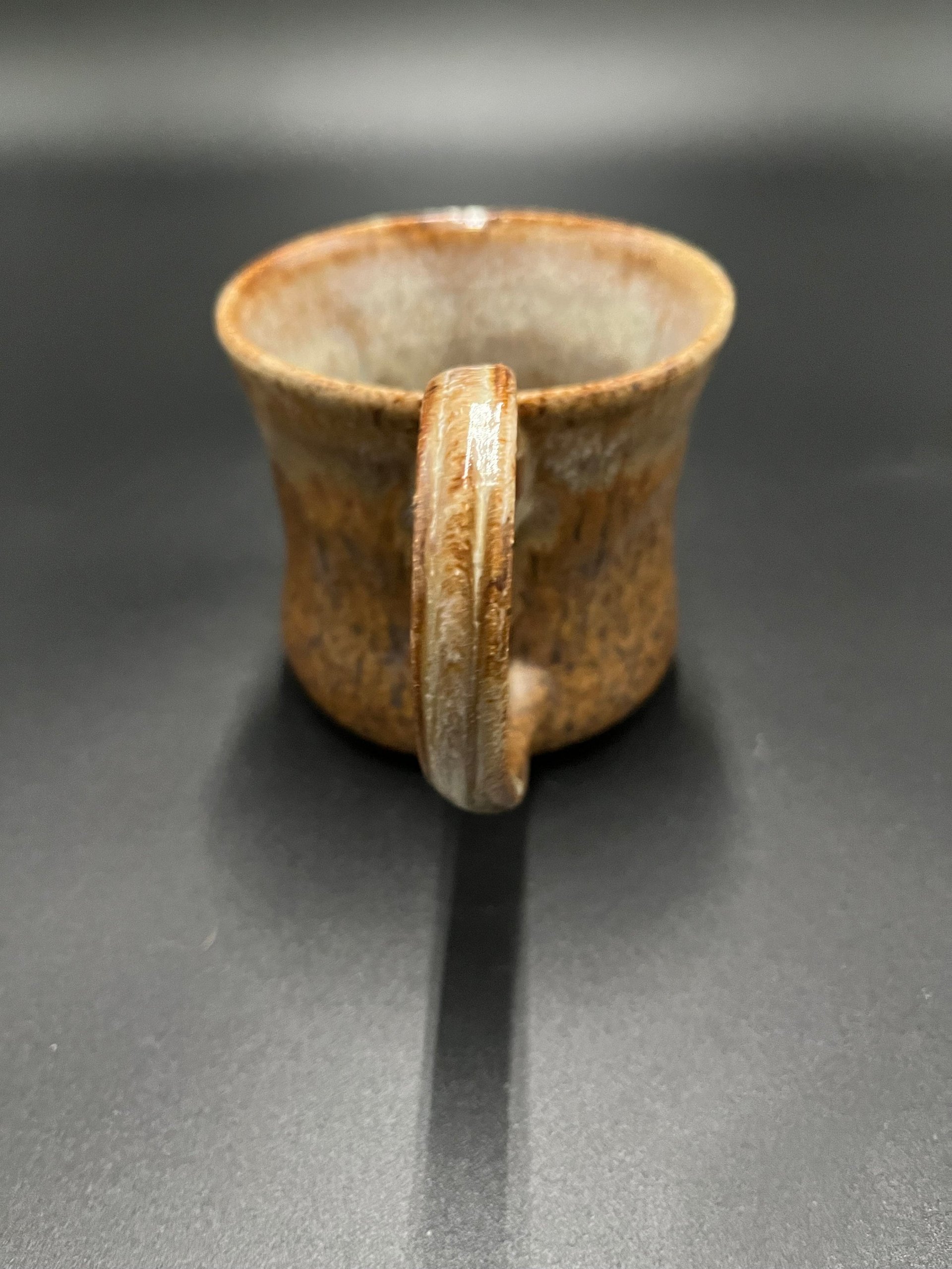 Handmade Honey Brown Ceramic Mushroom Mug