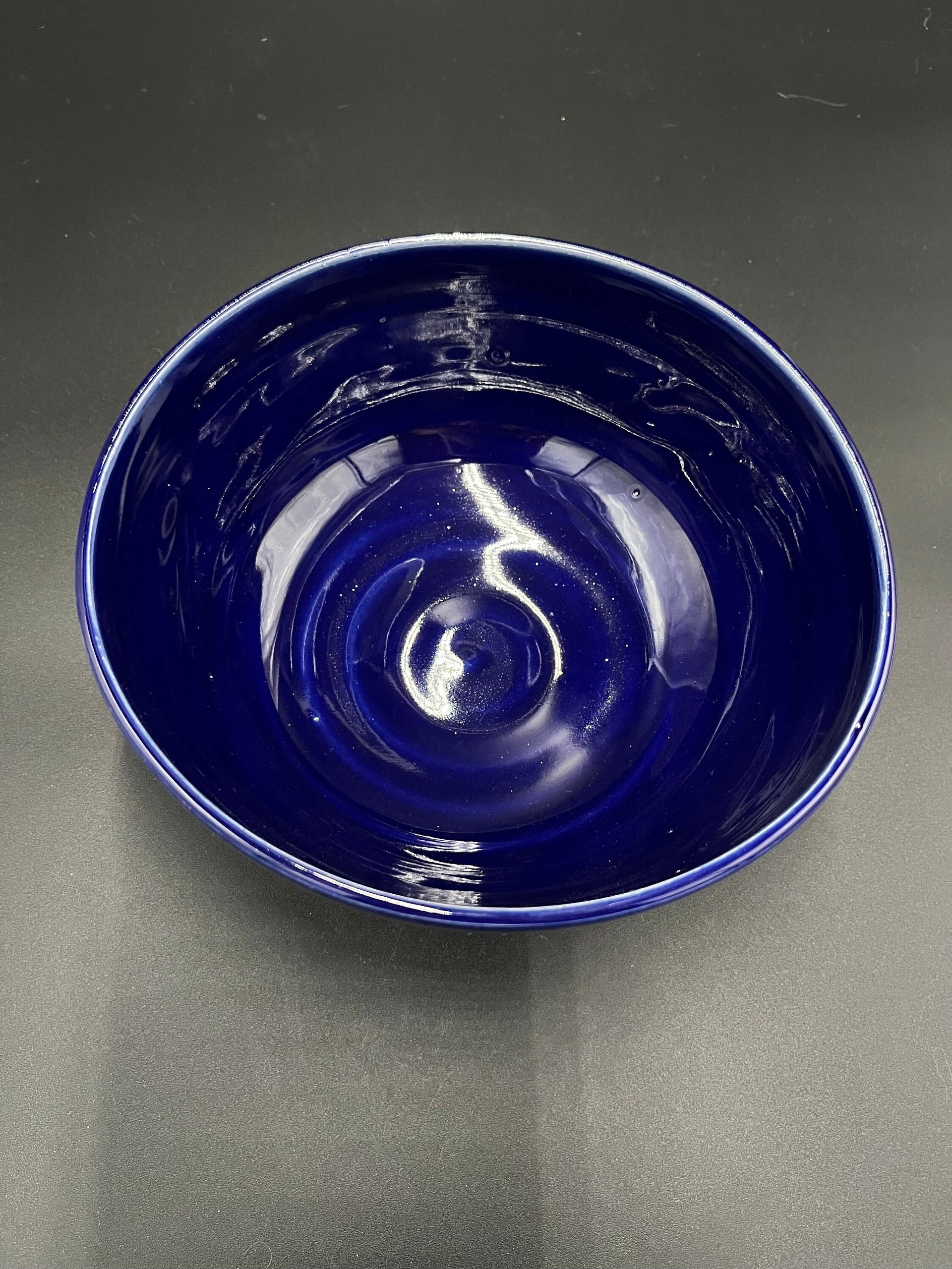 Handmade Cobalt Blue Ceramic Bowl