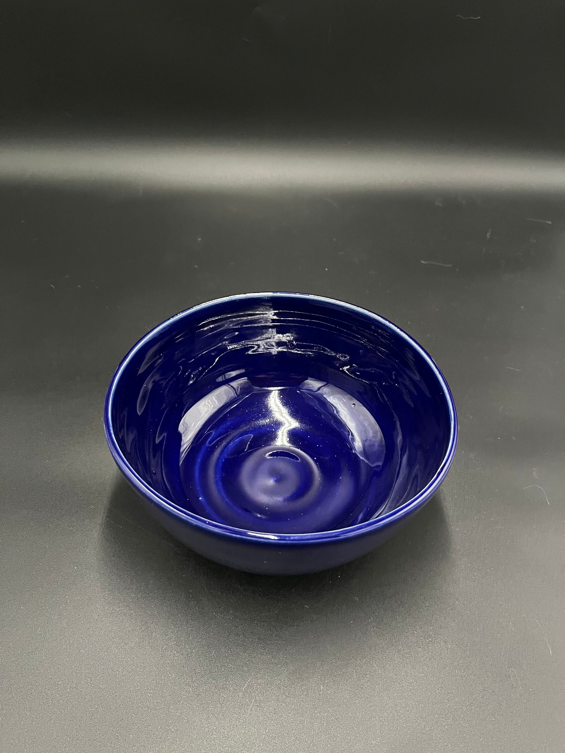 Handmade Cobalt Blue Ceramic Bowl