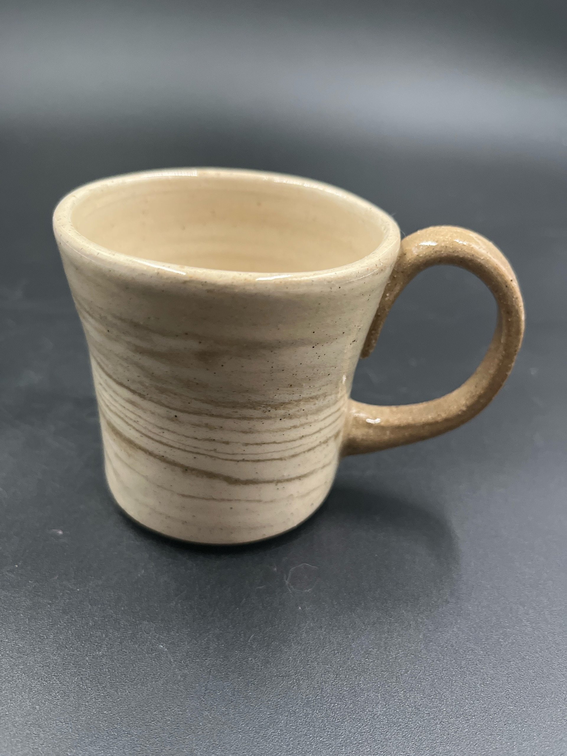 Small Handmade marbled ceramic mug