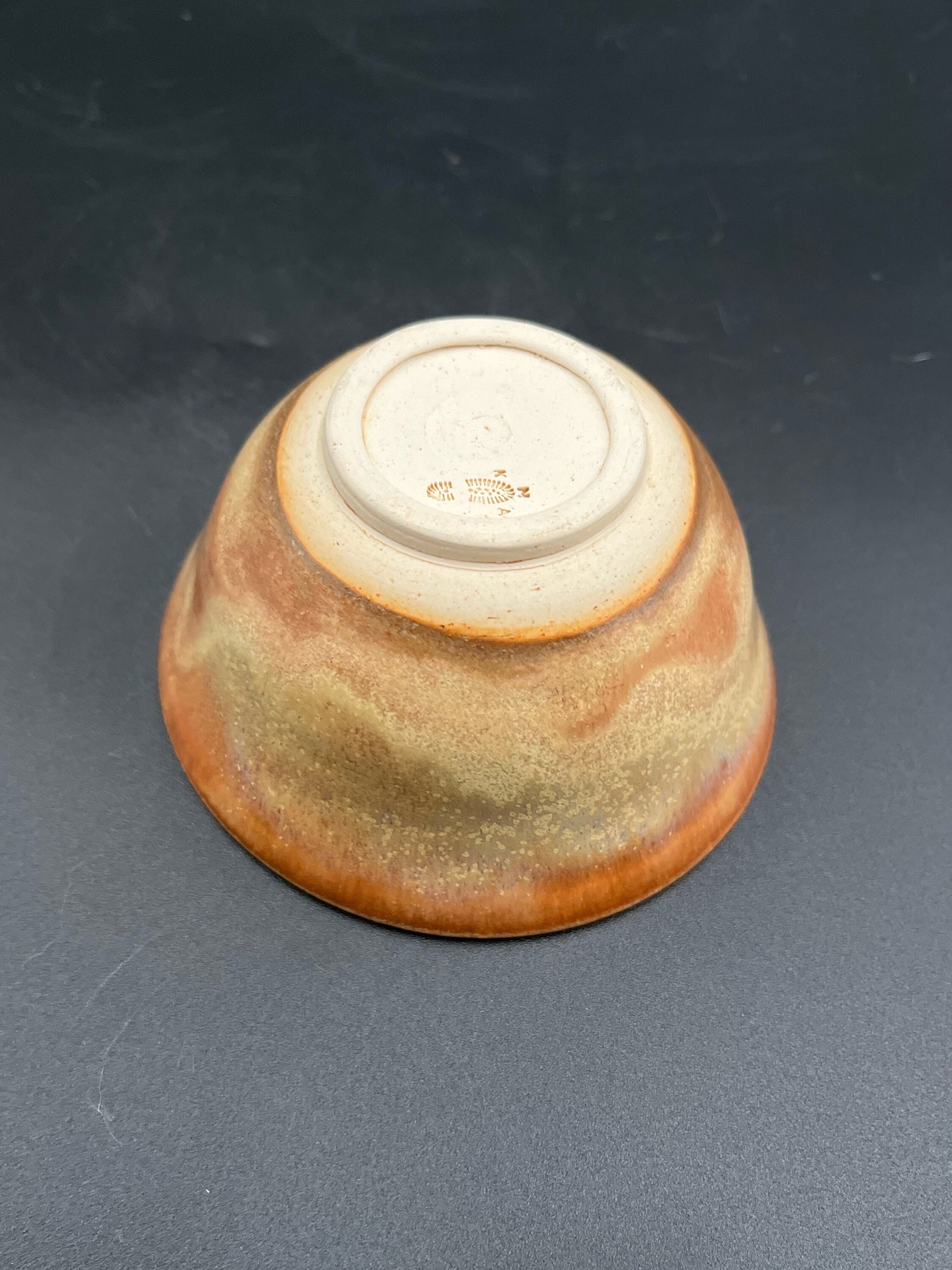 Handmade Tiny Golden Yellow Ceramic Bowl