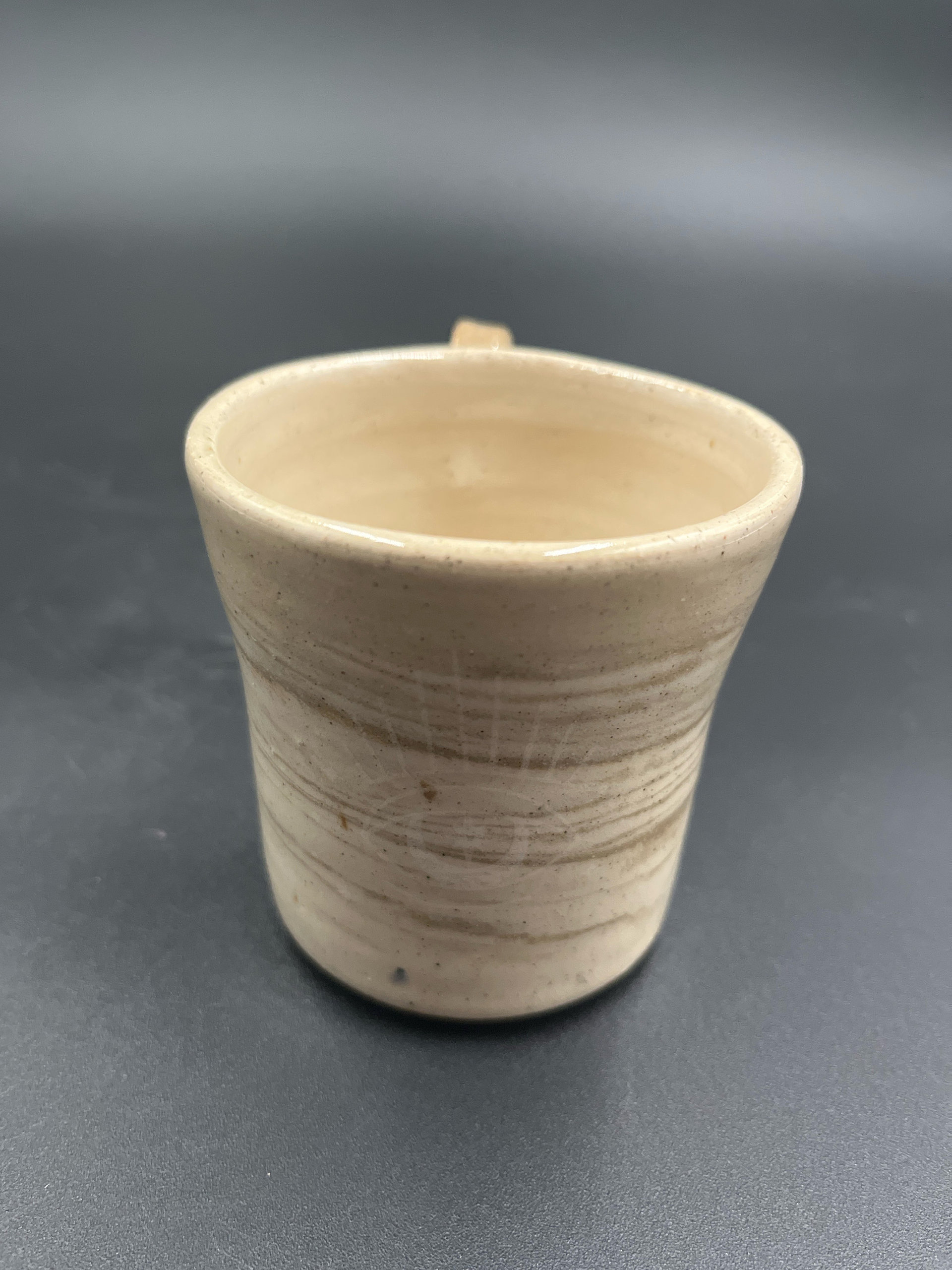 Small Handmade marbled ceramic mug