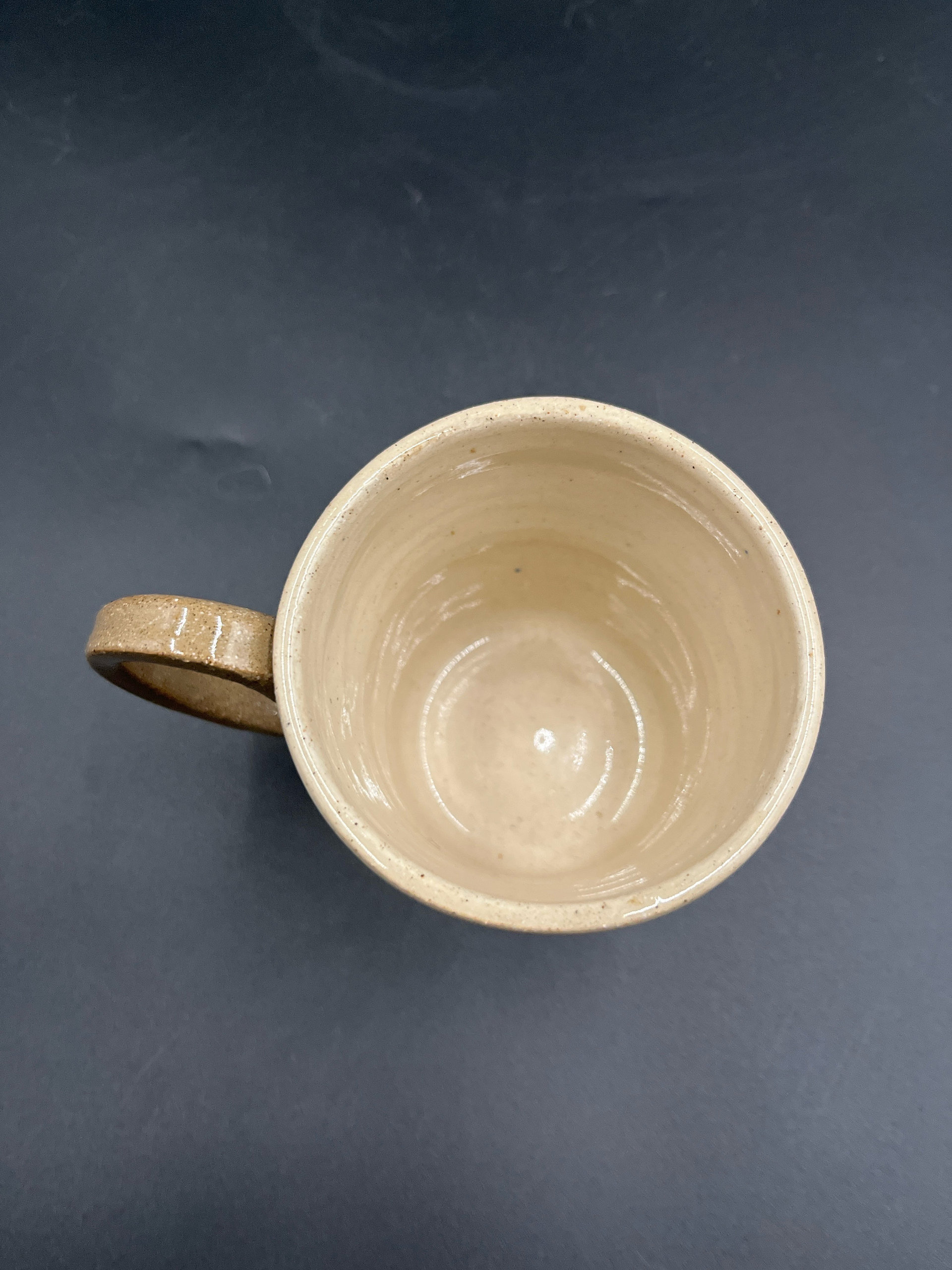 Small Handmade marbled ceramic mug