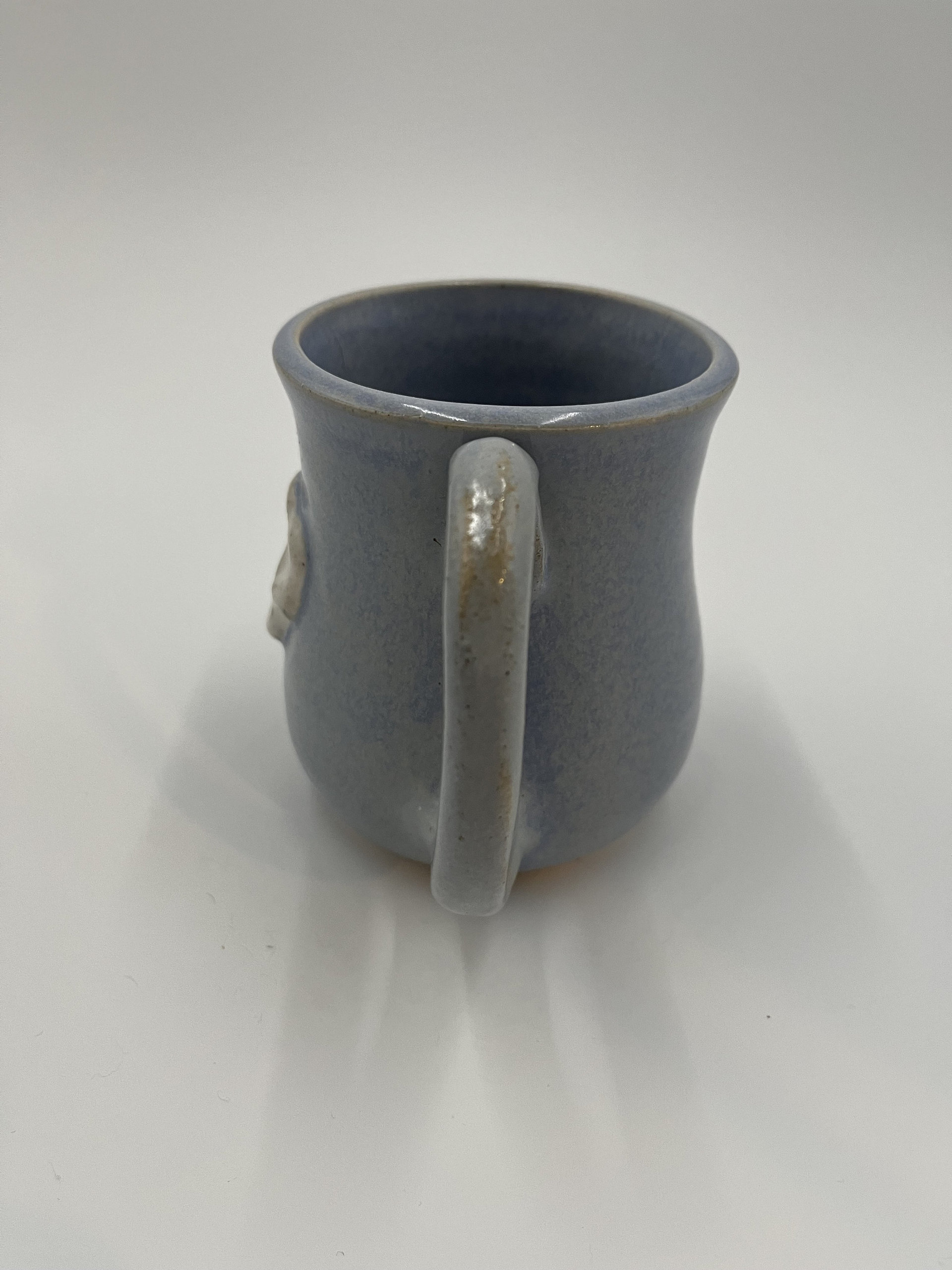 Handmade Light Blue “HI” Ceramic Mug