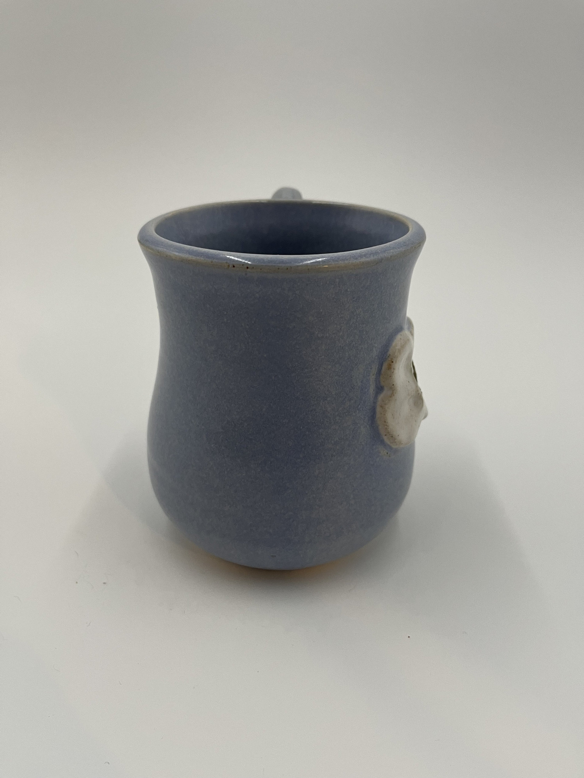 Handmade Light Blue “HI” Ceramic Mug