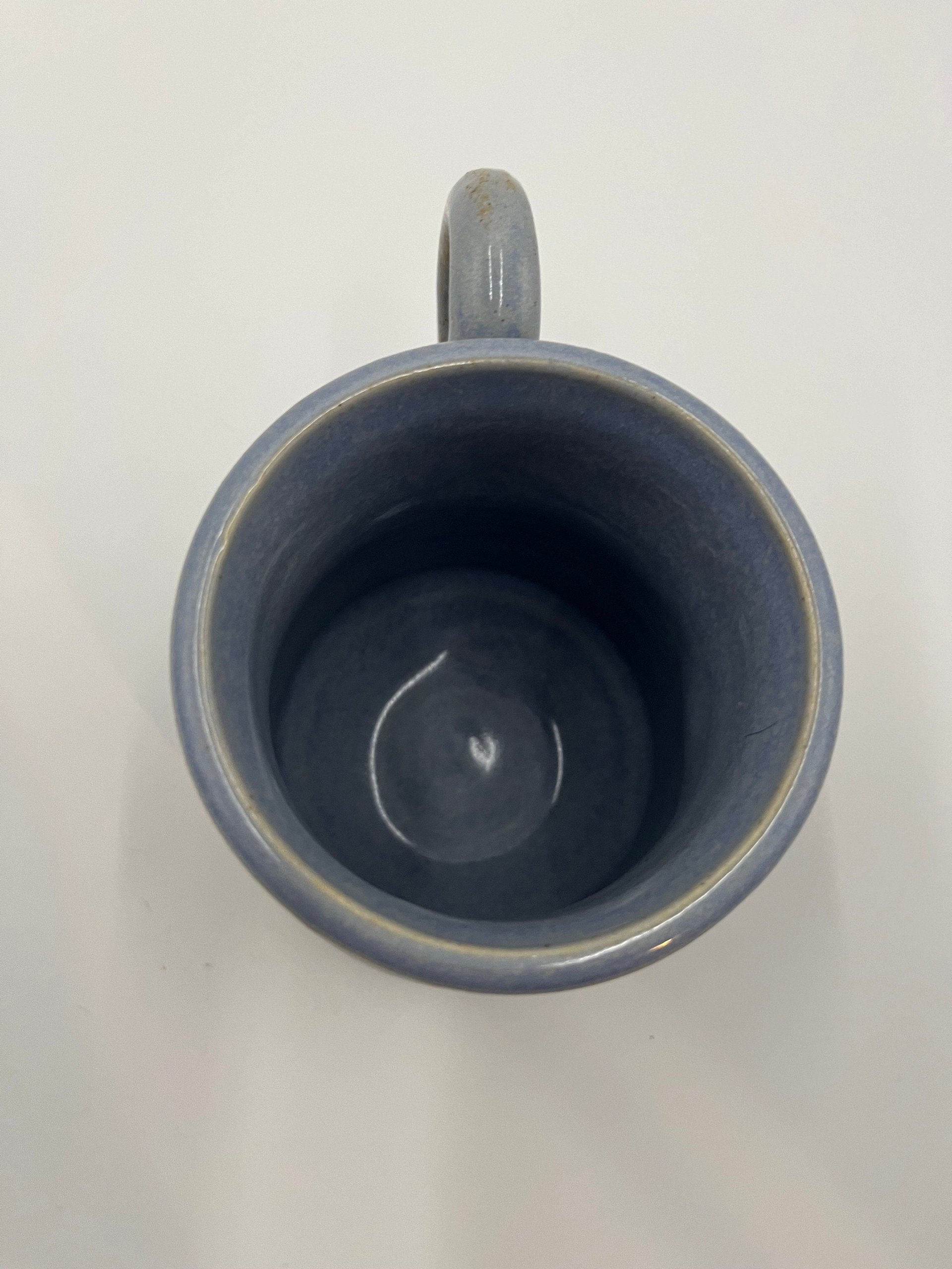 Handmade Light Blue “HI” Ceramic Mug