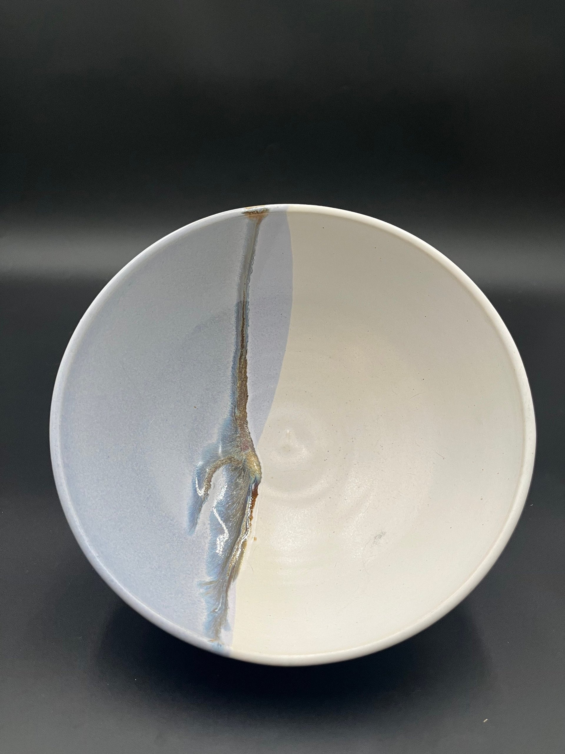 Handmade Blue and White Beach Inspired Ceramic Bowl