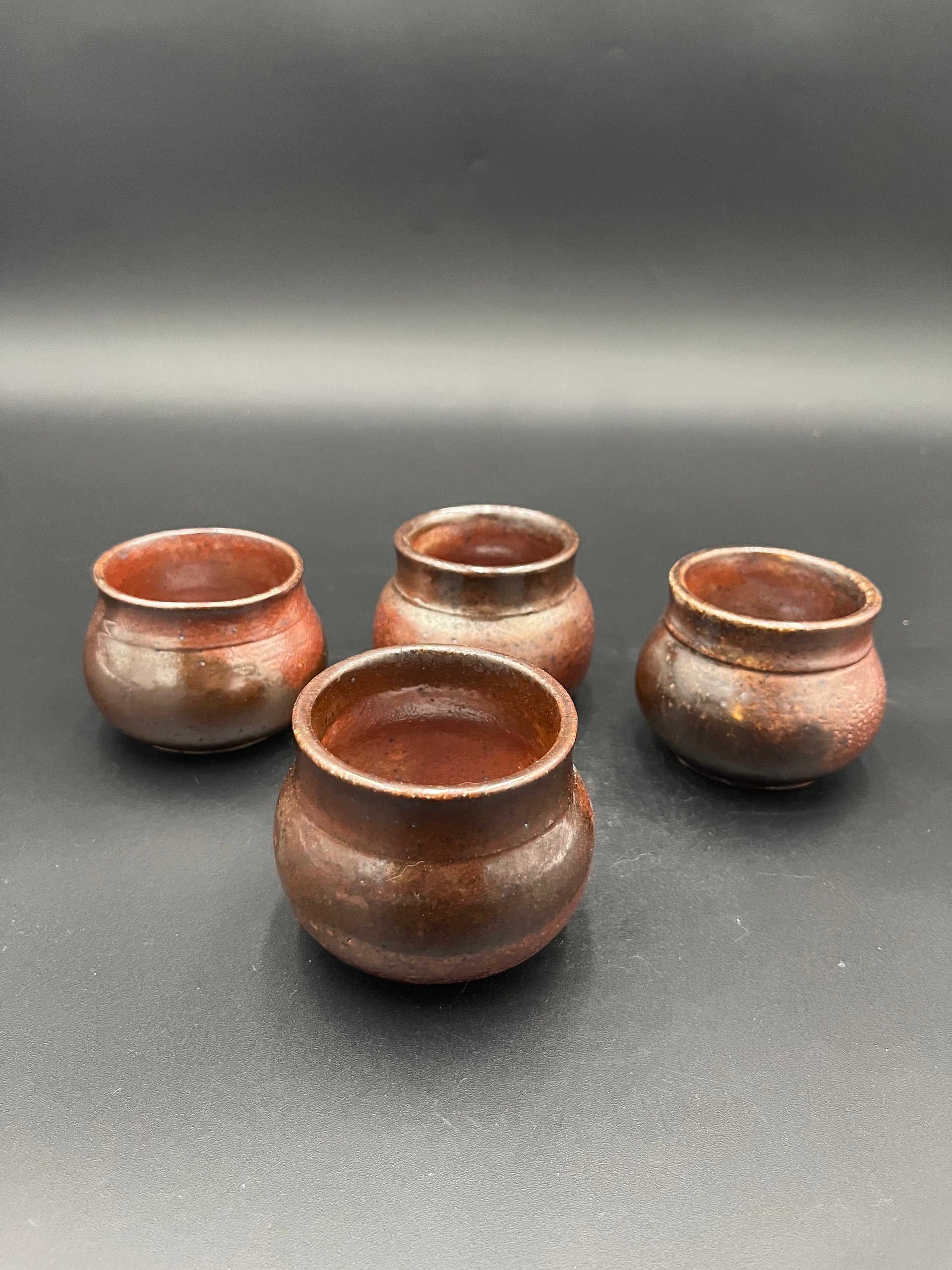 Handmade Small Wood fired Ceramic Cups