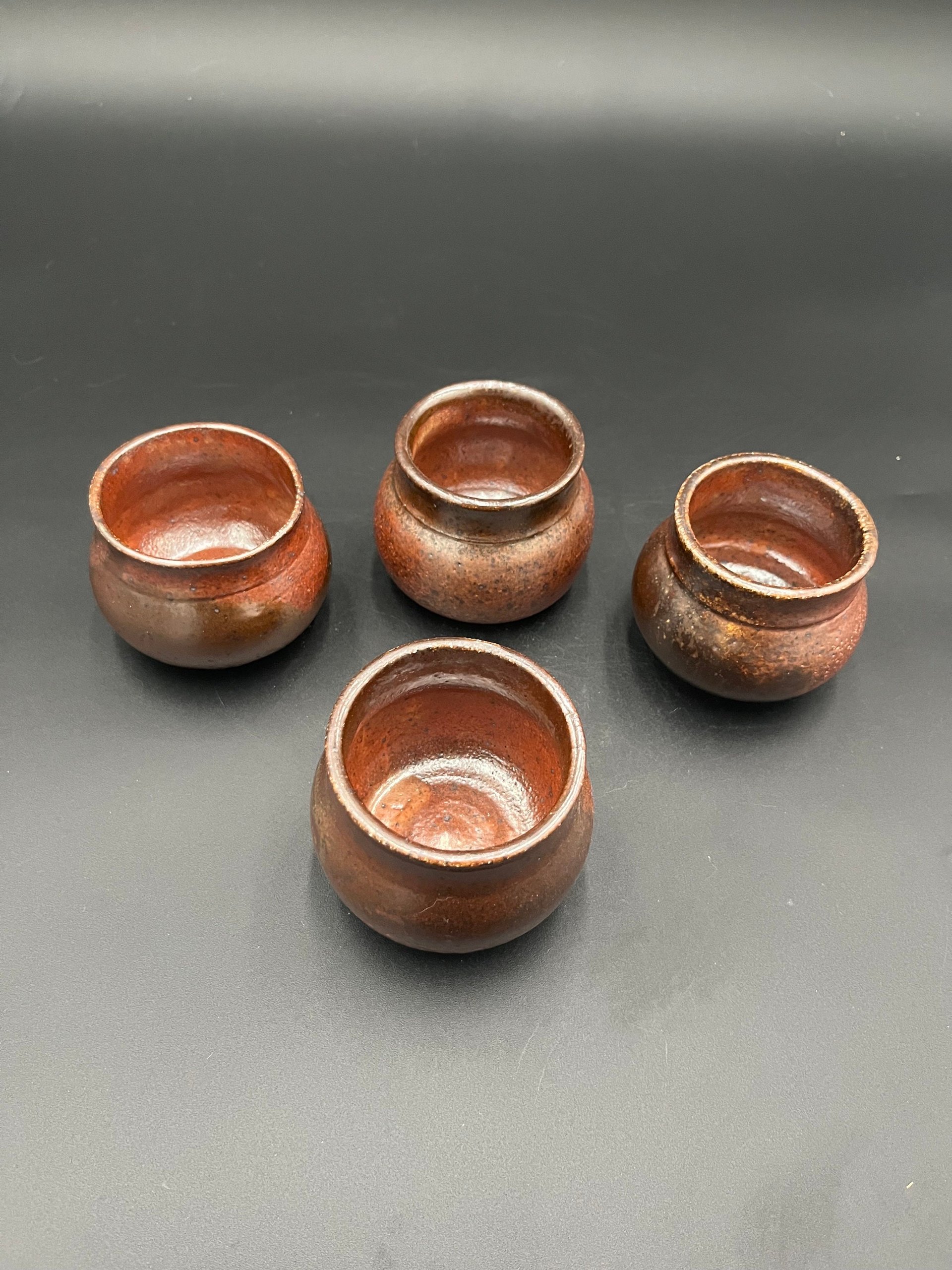 Handmade Small Wood fired Ceramic Cups
