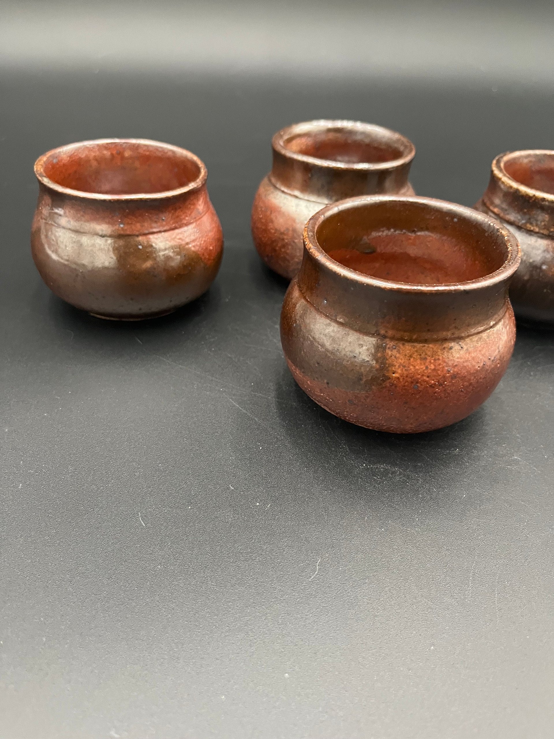 Handmade Small Wood fired Ceramic Cups