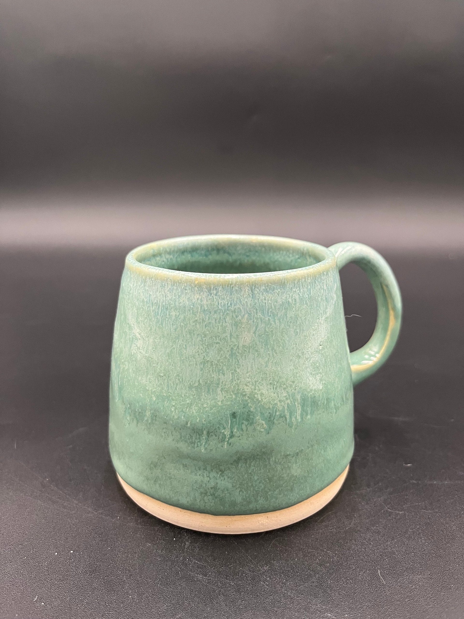 Handmade Agave Green Ceramic Mug