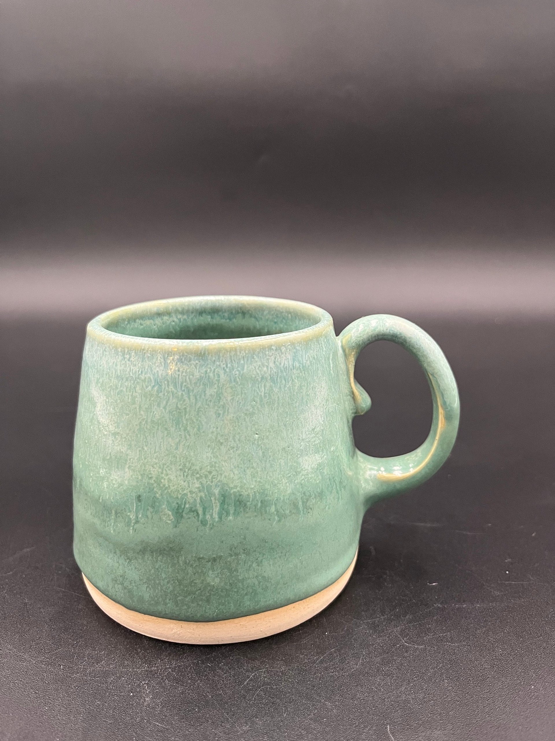 Handmade Agave Green Ceramic Mug