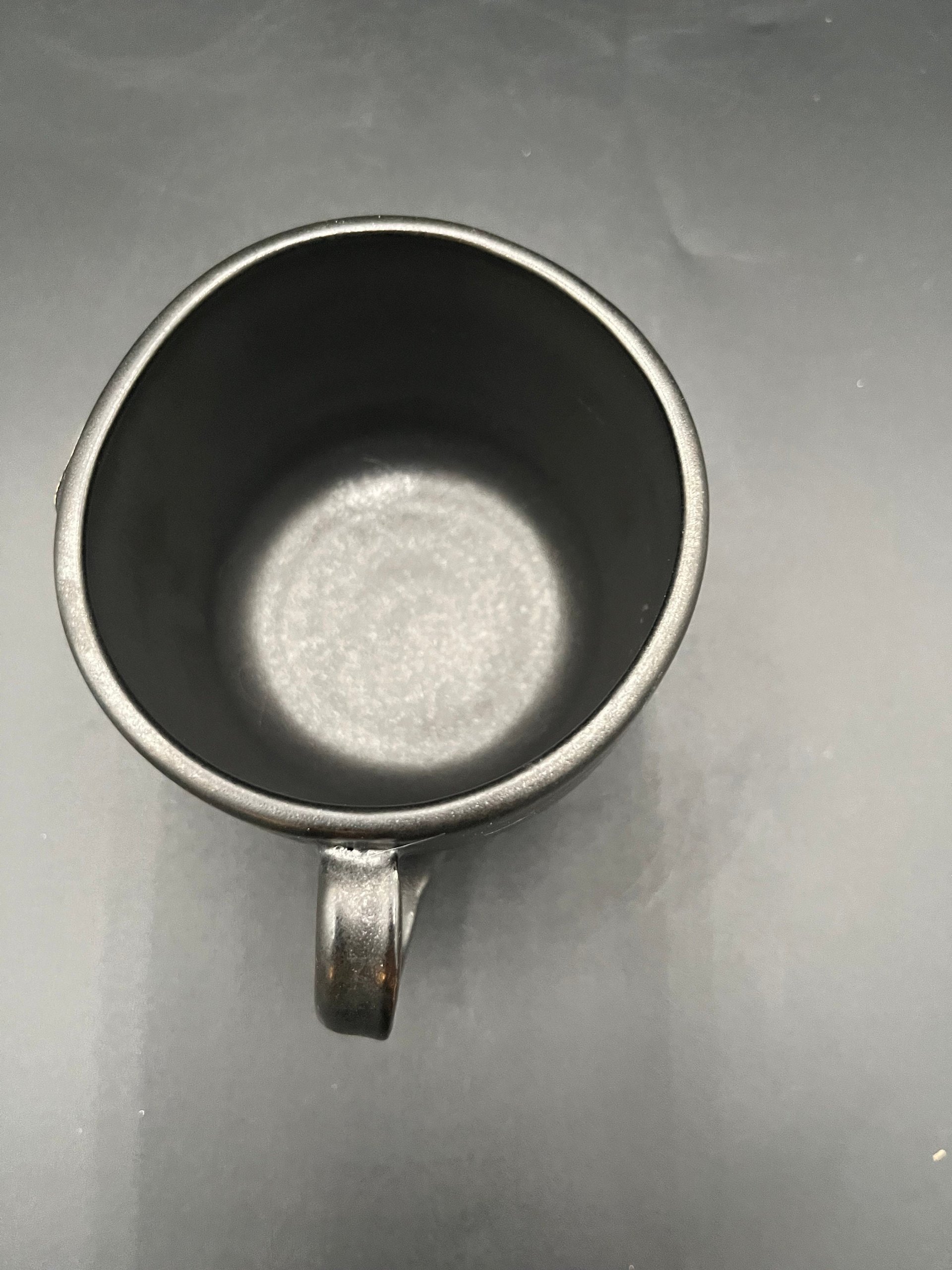 Handmade Ceramic “What’s Kraken” Squid Inspired Black Mug