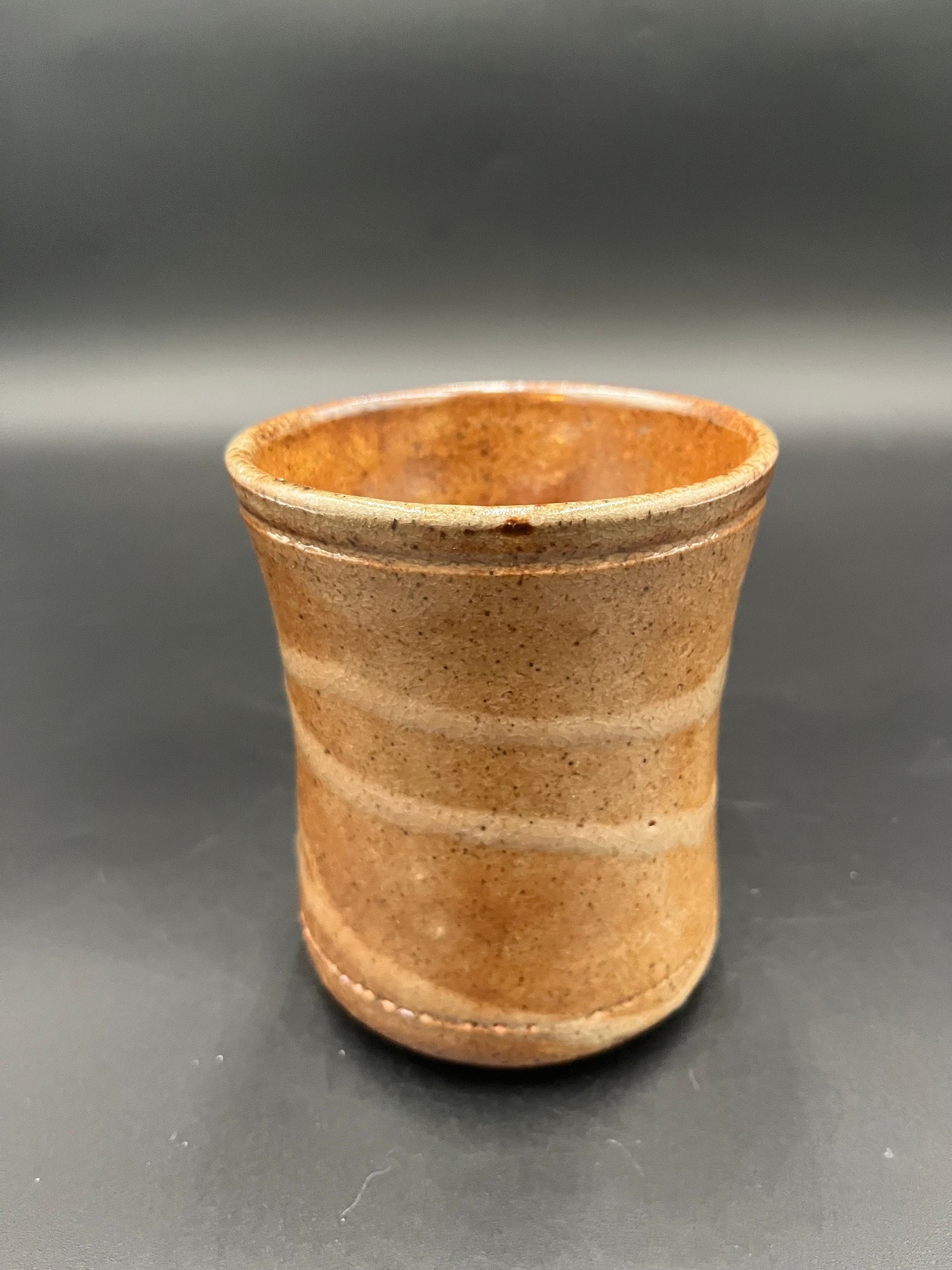 Wood fired Earthy Tankard Mug - handmade