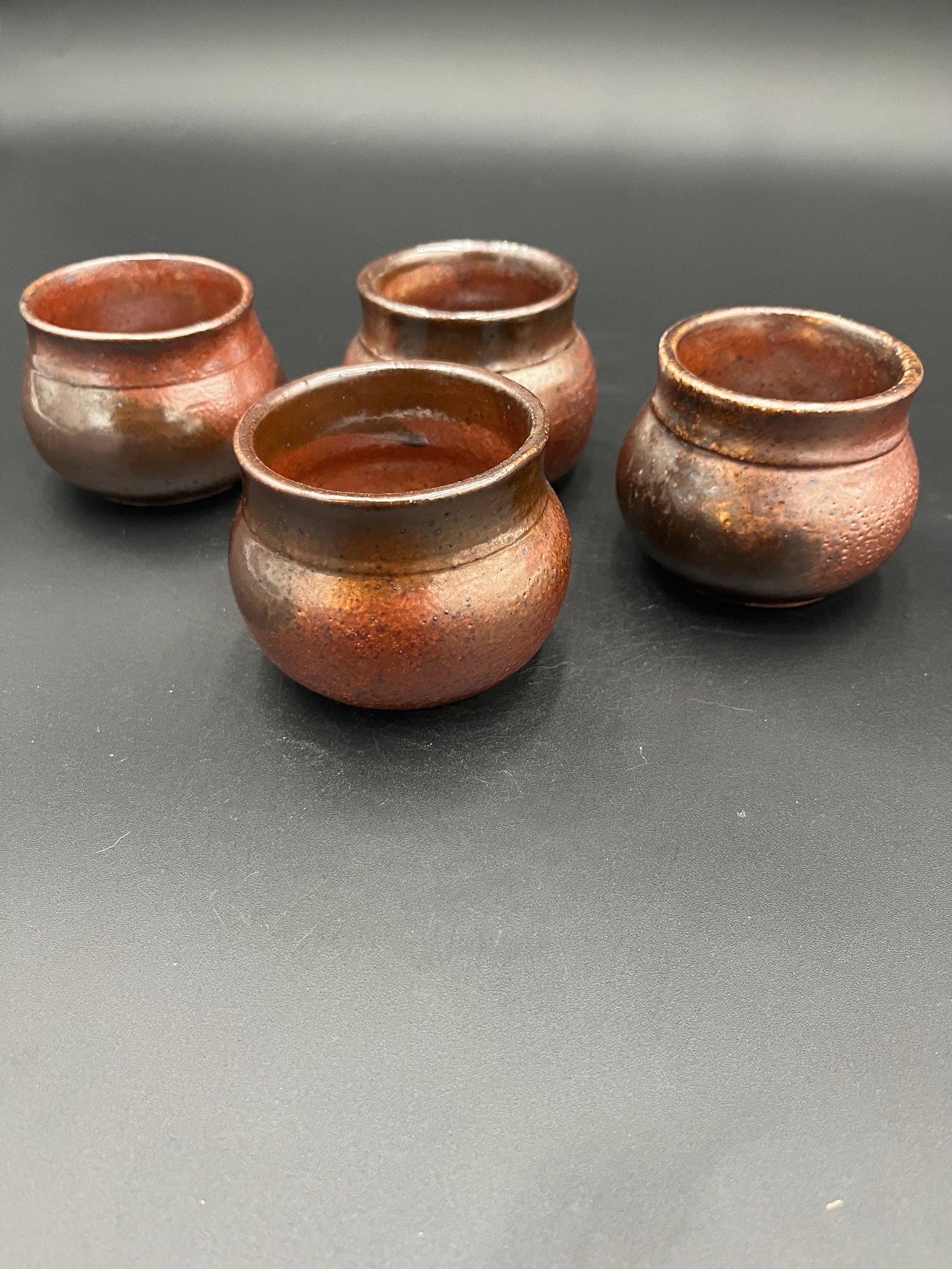 Handmade Small Wood fired Ceramic Cups