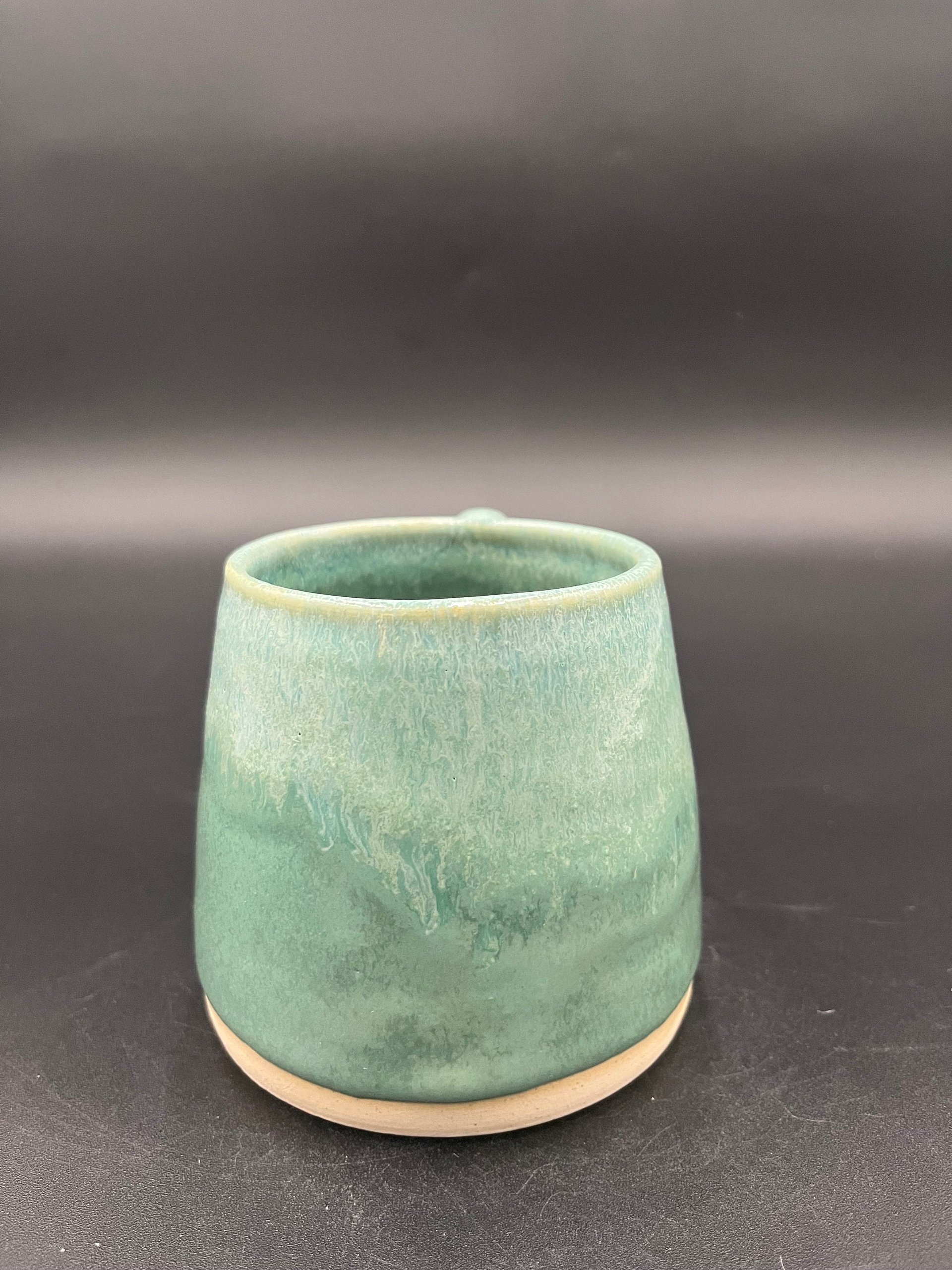 Handmade Agave Green Ceramic Mug