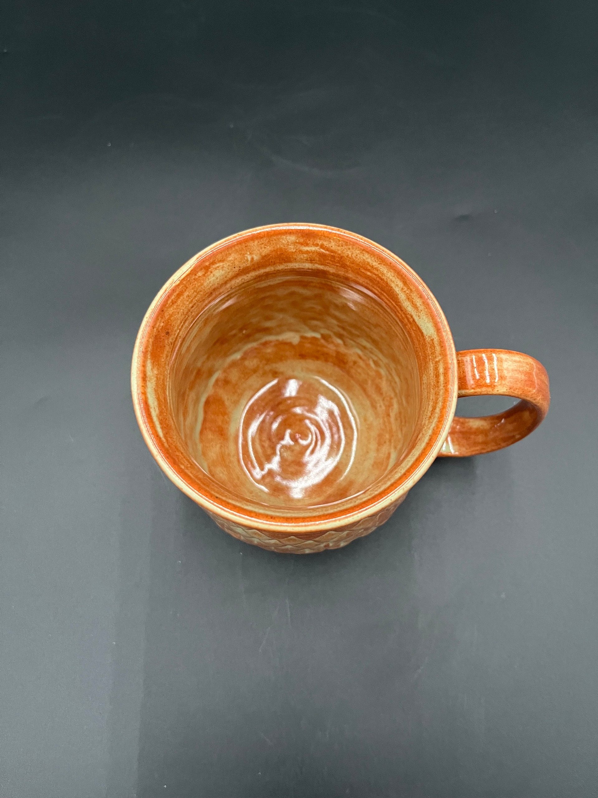 Handmade Ceramic Dragon Scale Inspired Earthy Mug