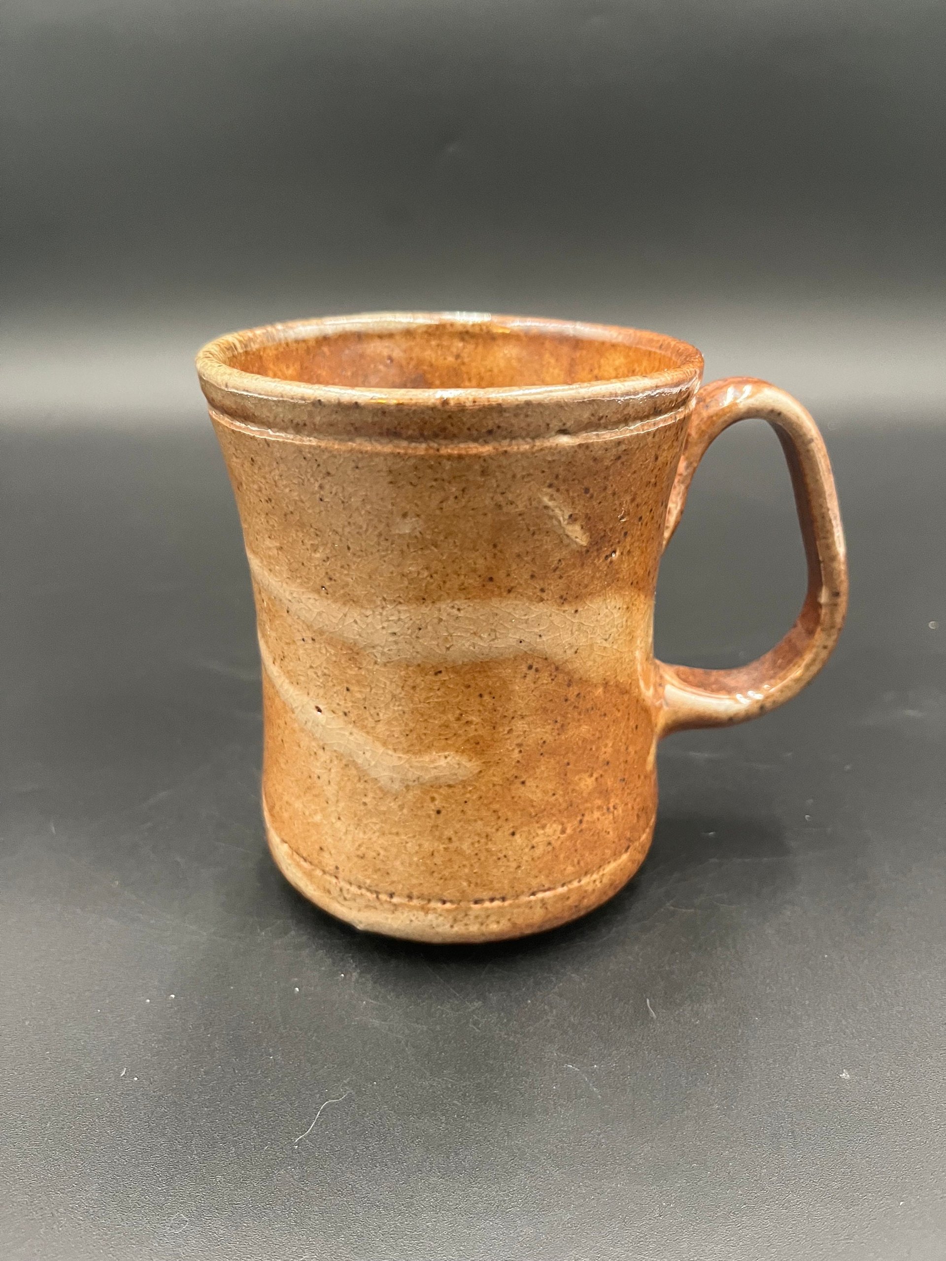 Wood fired Earthy Tankard Mug - handmade