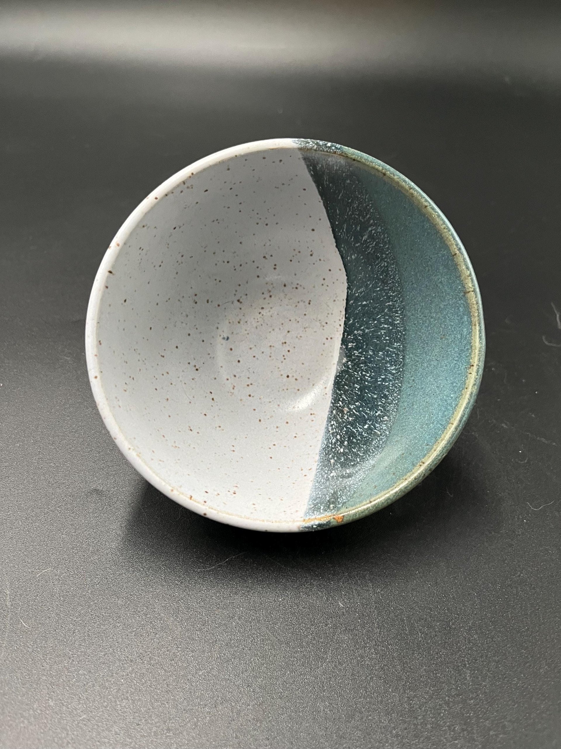 Handmade Small Blue Ceramic Bowl