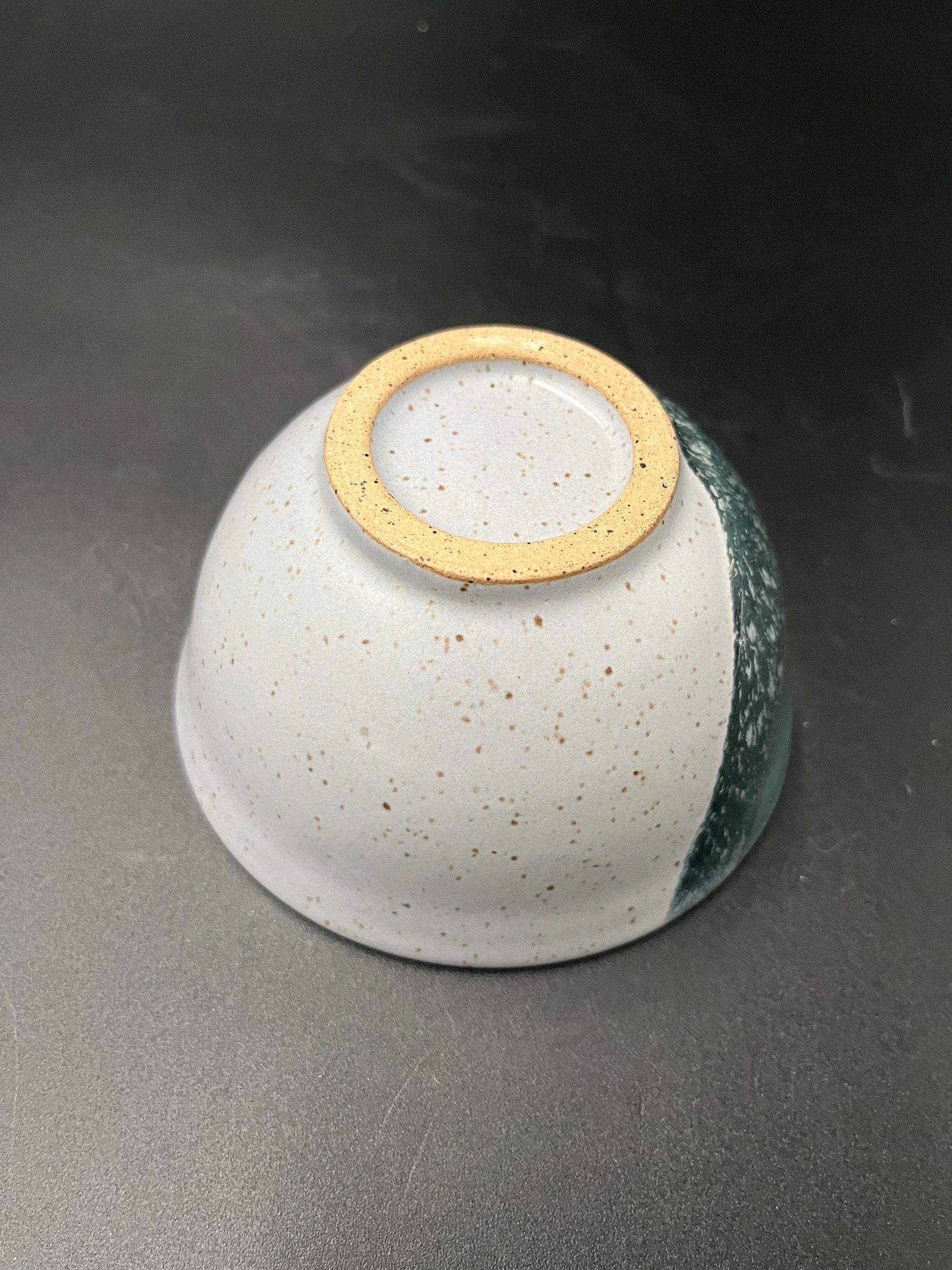 Handmade Small Blue Ceramic Bowl