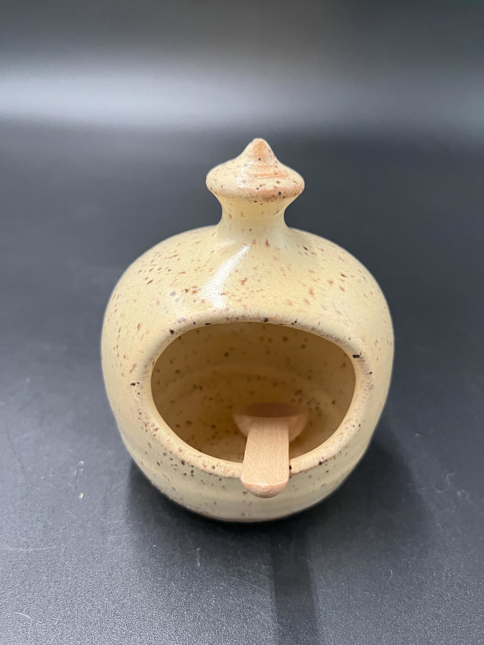 Handmade Small Ceramic Salt Cellar - Various Colors