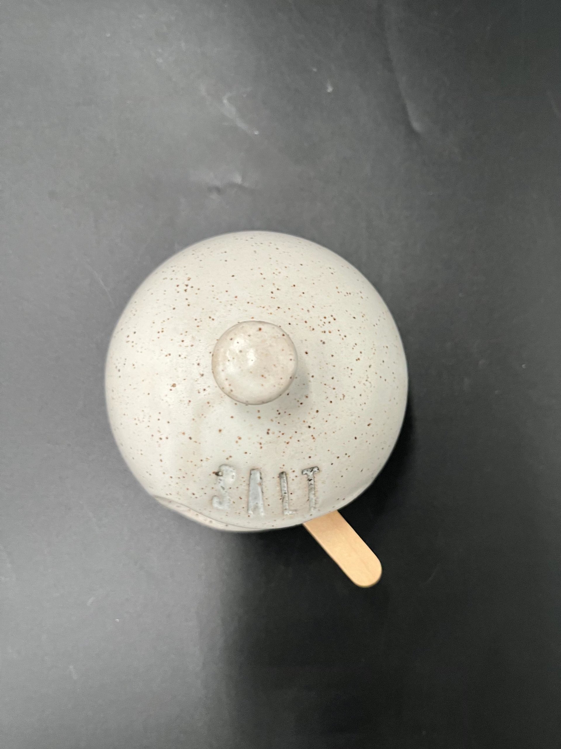 Handmade Small Ceramic Salt Cellar - Various Colors