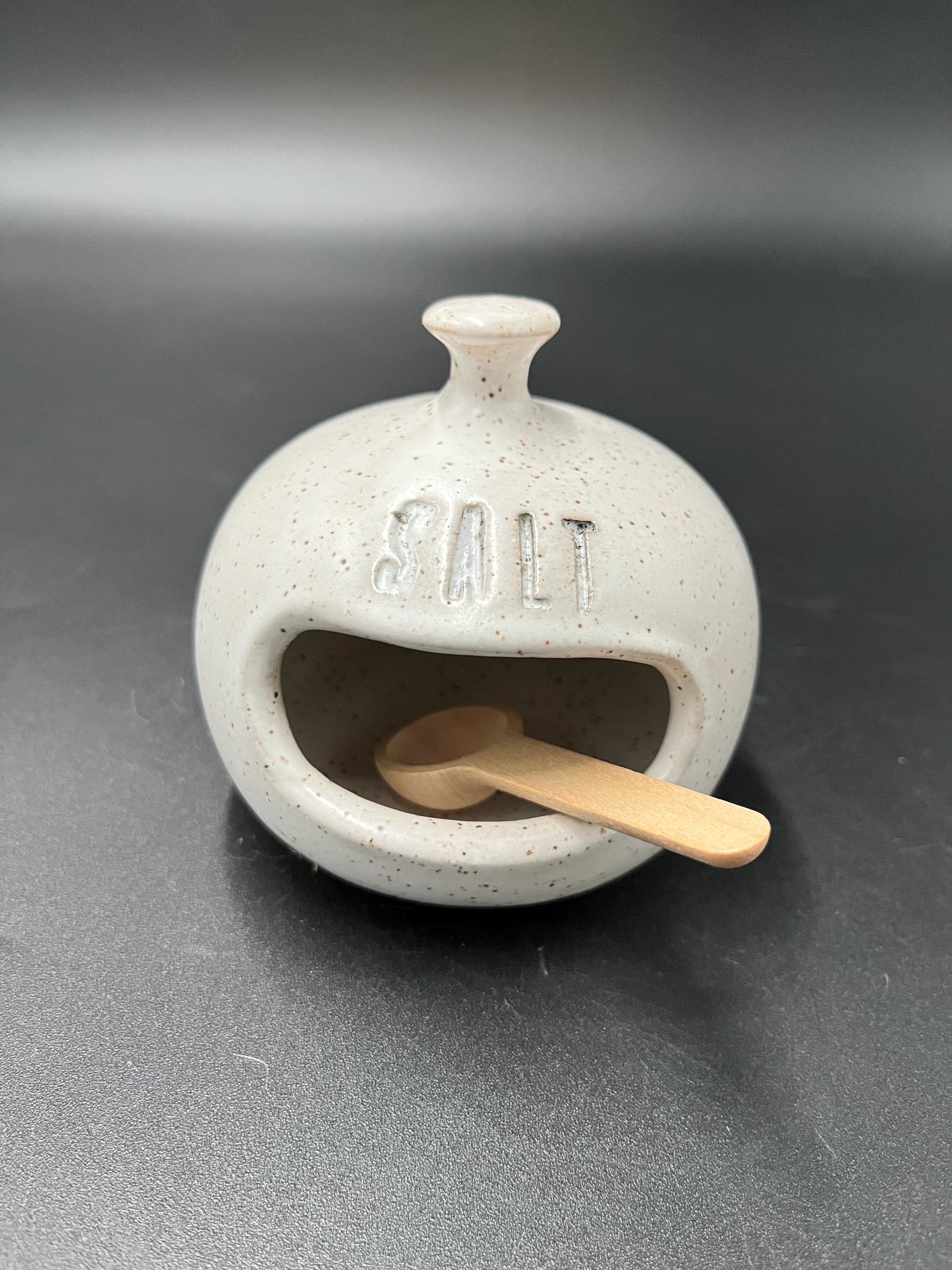 Handmade Small Ceramic Salt Cellar - Various Colors