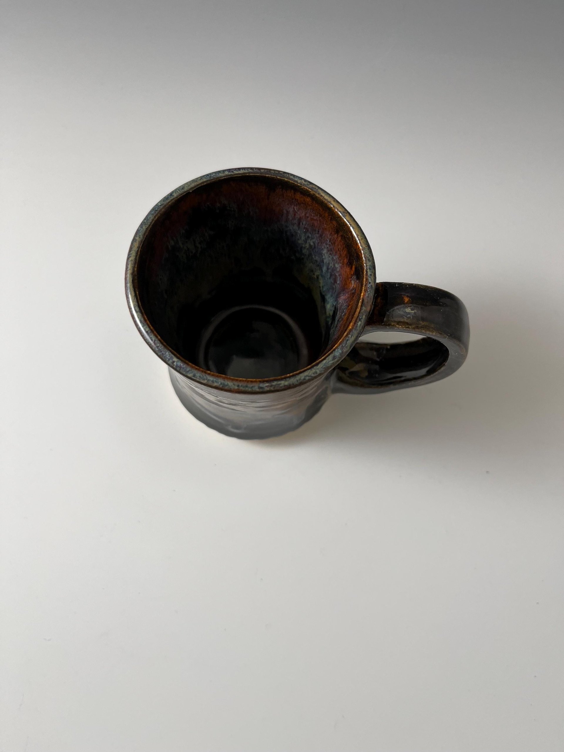 Small Handmade Ceramic Earth toned Glazed Mug