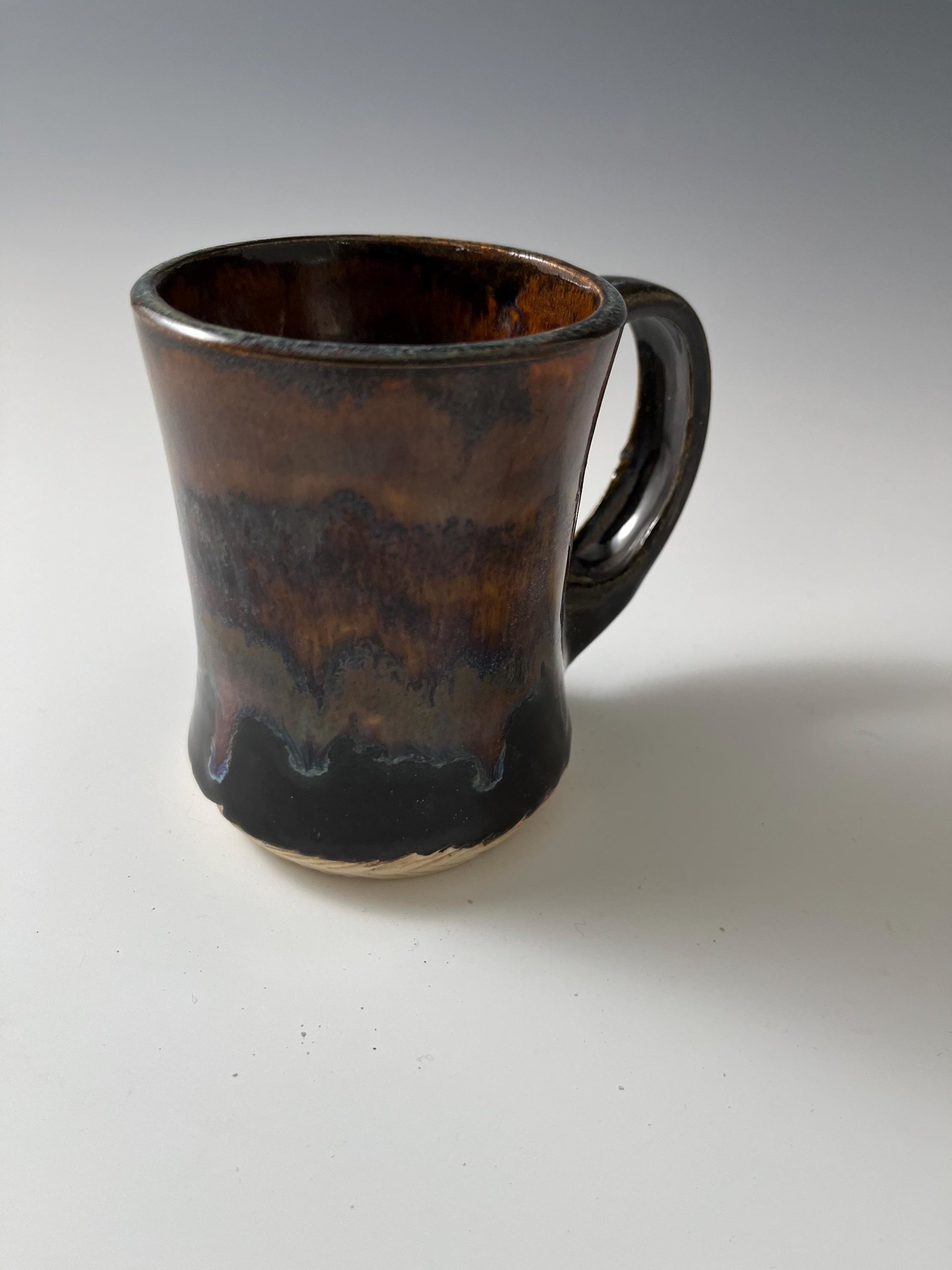 Small Handmade Ceramic Earth toned Glazed Mug