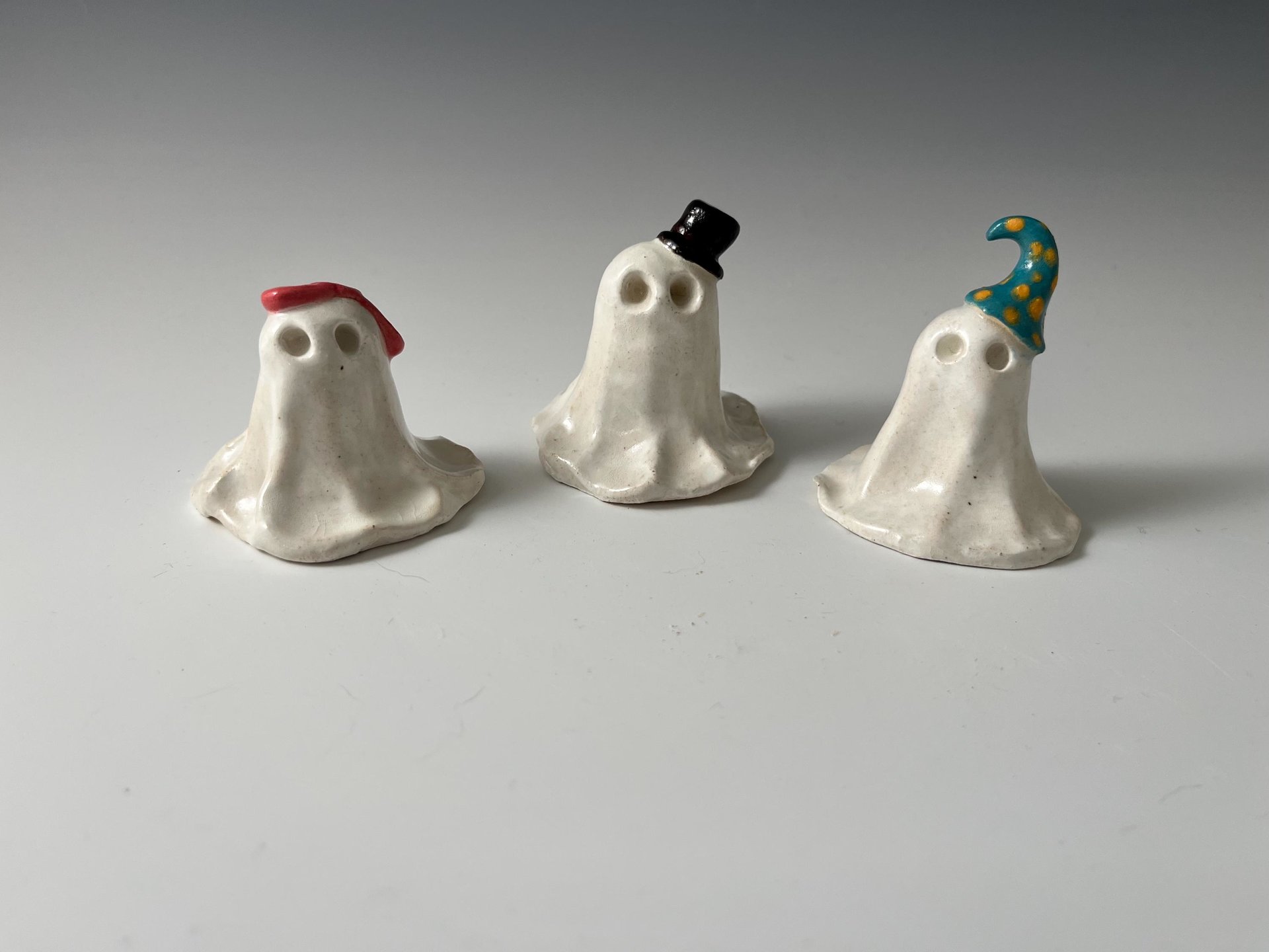 Assorted Ceramic Ghosts - Hand sculpted