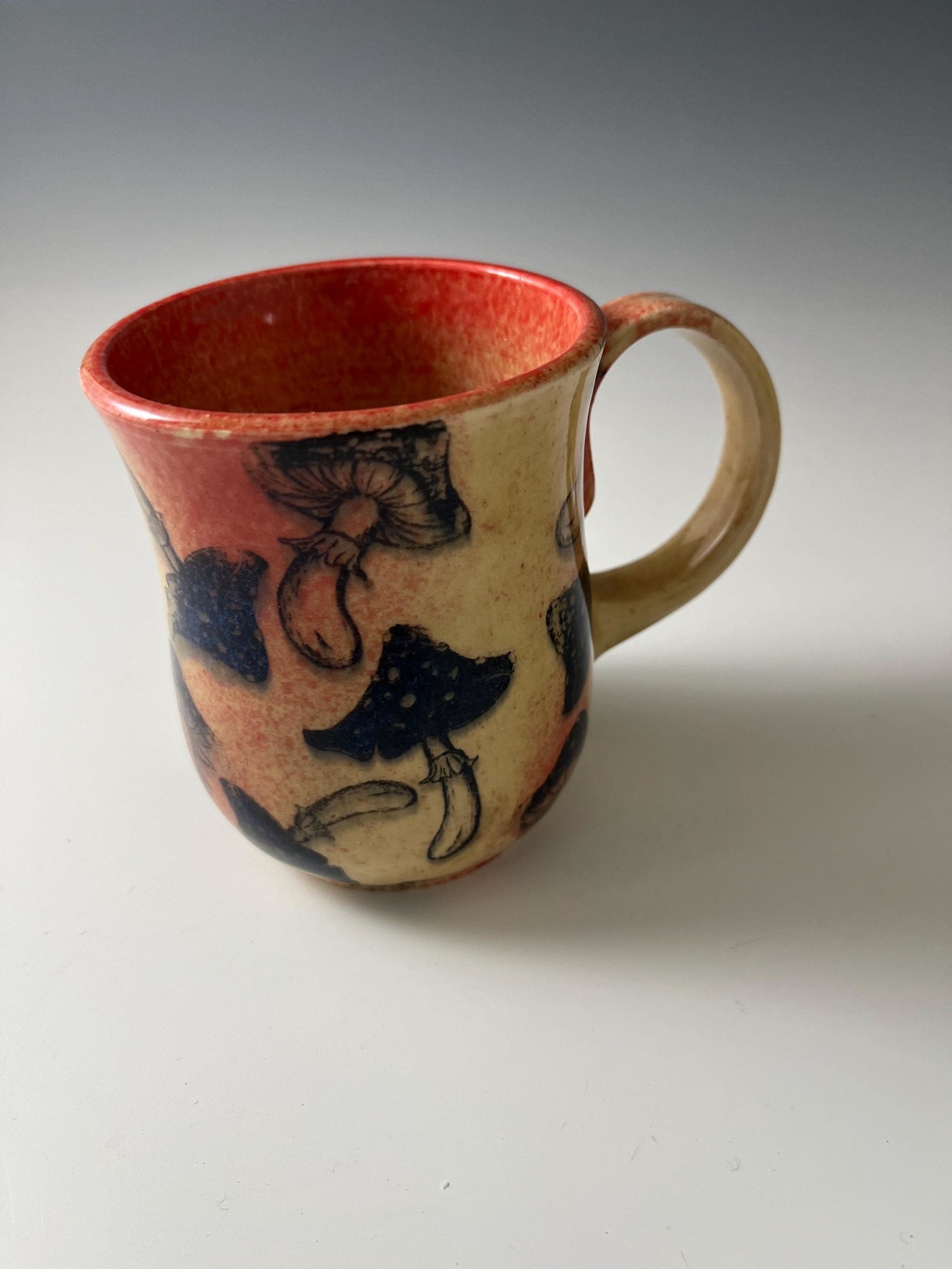 Handmade Ceramic Mushroom Mug