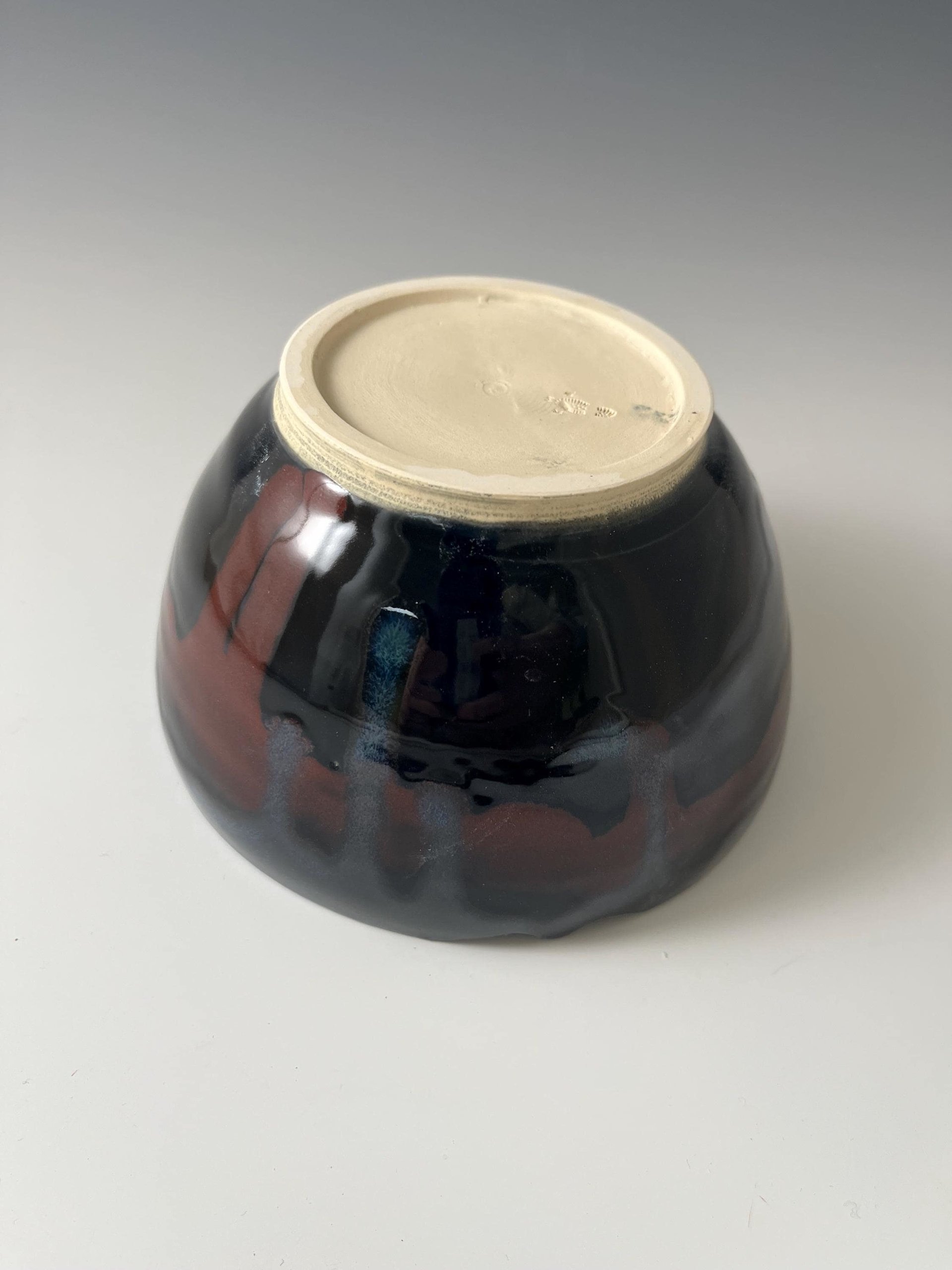 Handmade Ceramic Ramen Bowl - Northern Lights Glaze